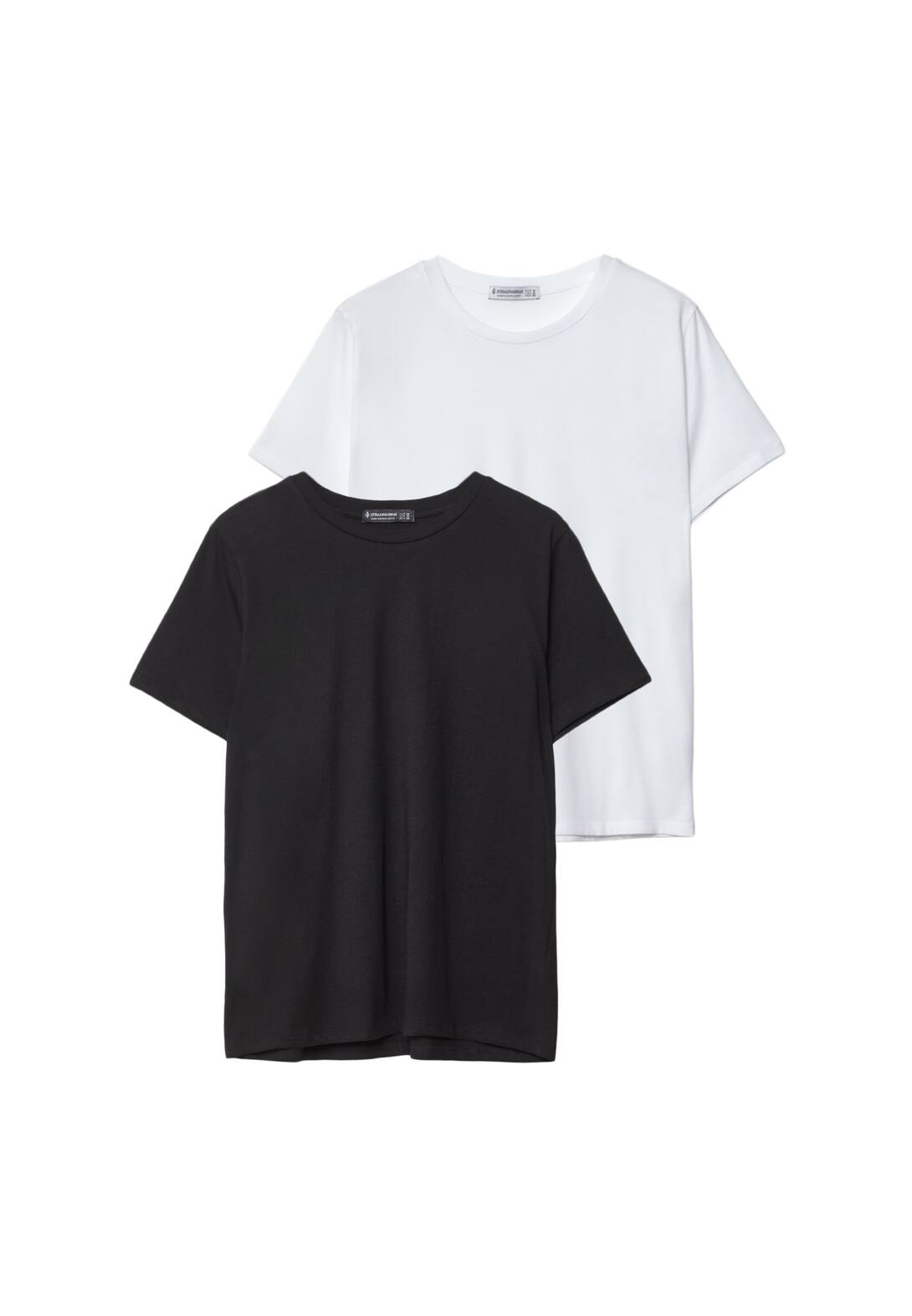 2-pack of basic regular fit round neck T-shirts