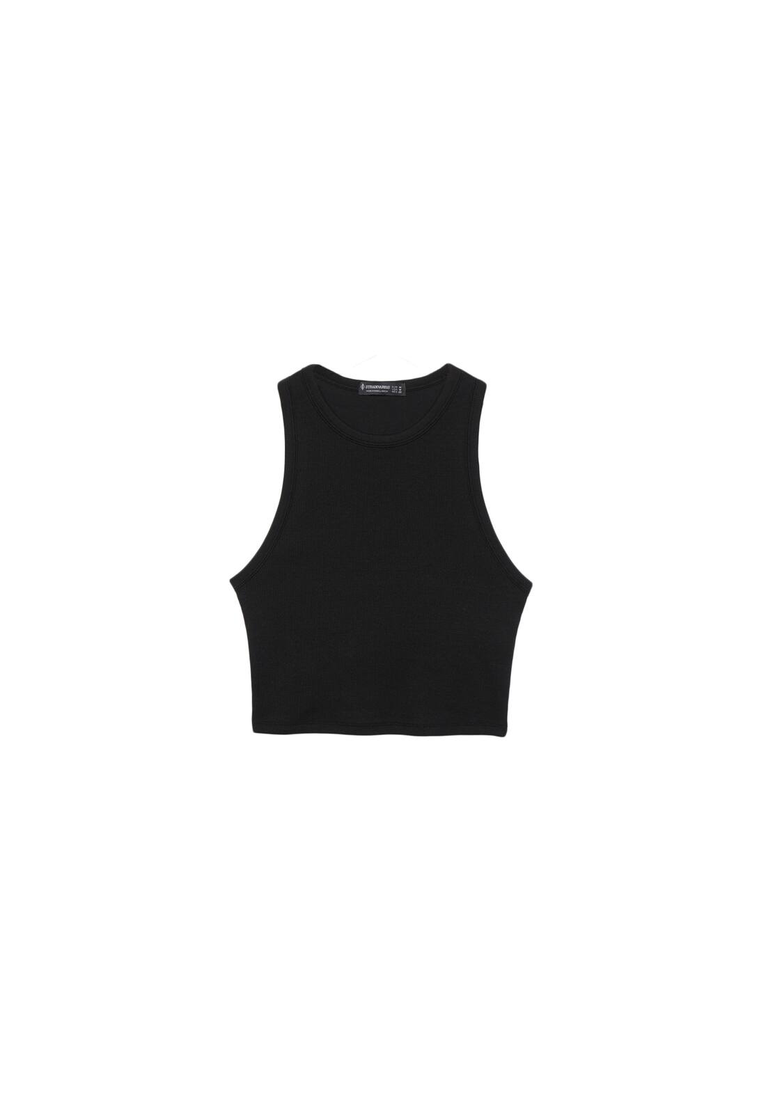 Basic ribbed crop top
