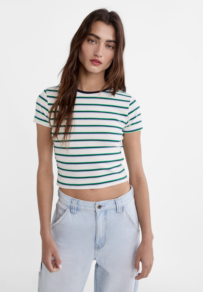 Camisetas mujer stradivarius outlet 2020