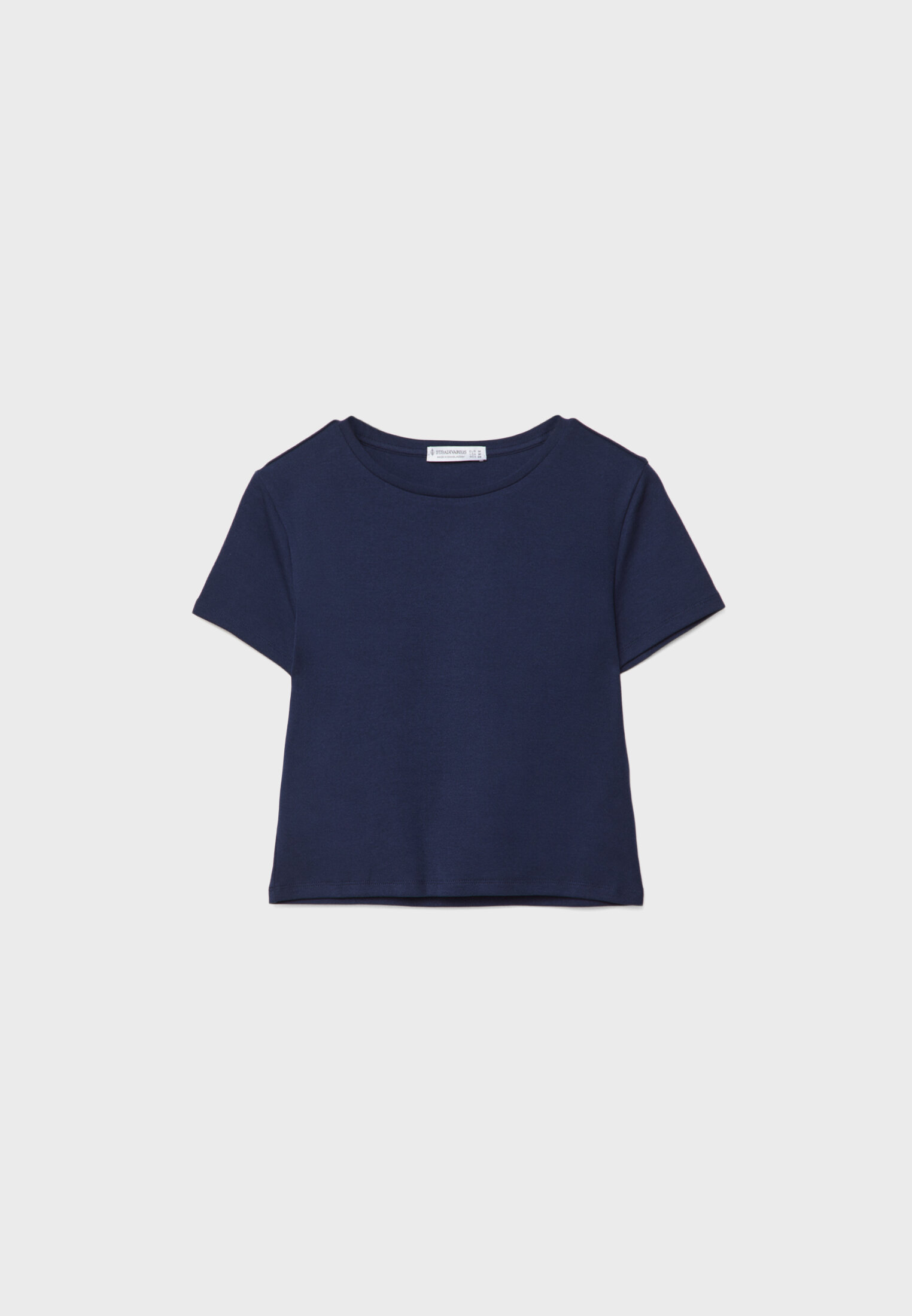 Short sleeve cropped T-shirt - Women's fashion | Stradivarius