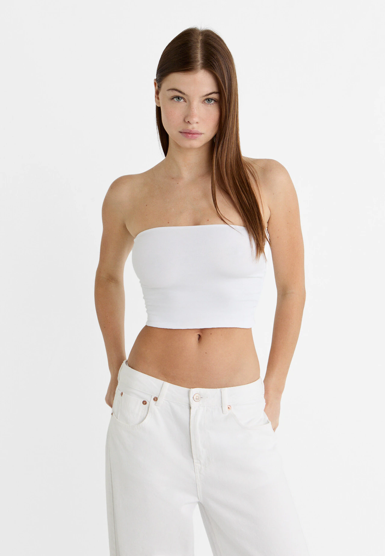 Pack of 2 bandeau top t-shirts