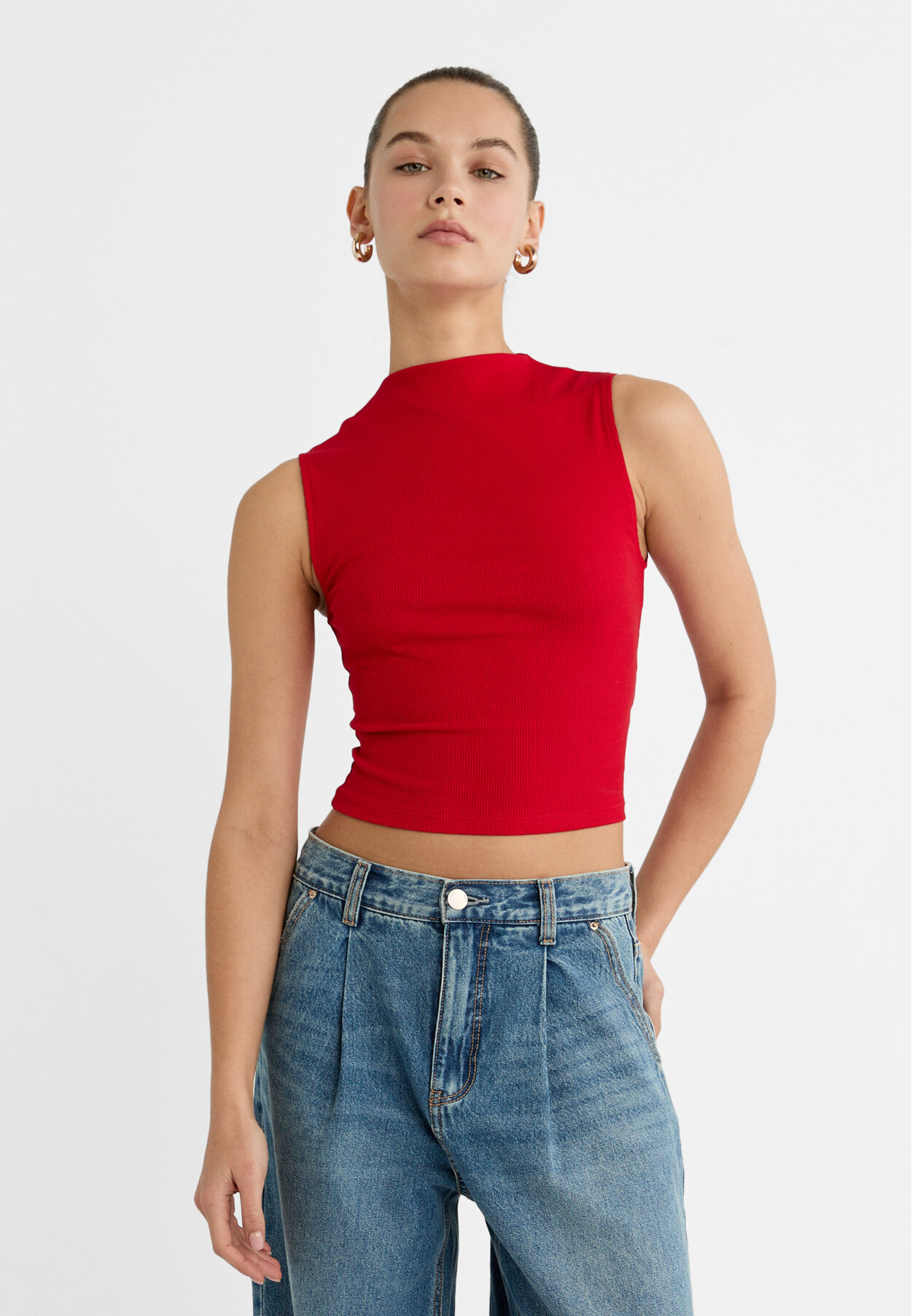 Stradivarius tops online mujer