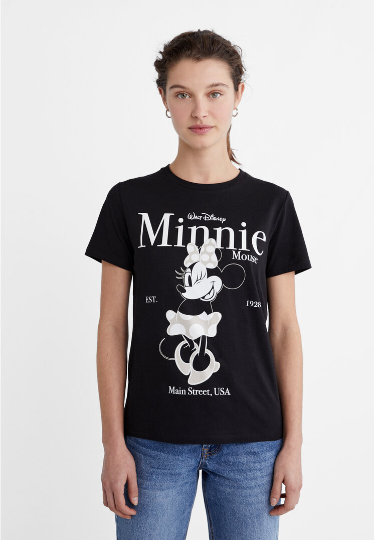 

Stradivarius Koszulka z Myszką Minnie Czarny L