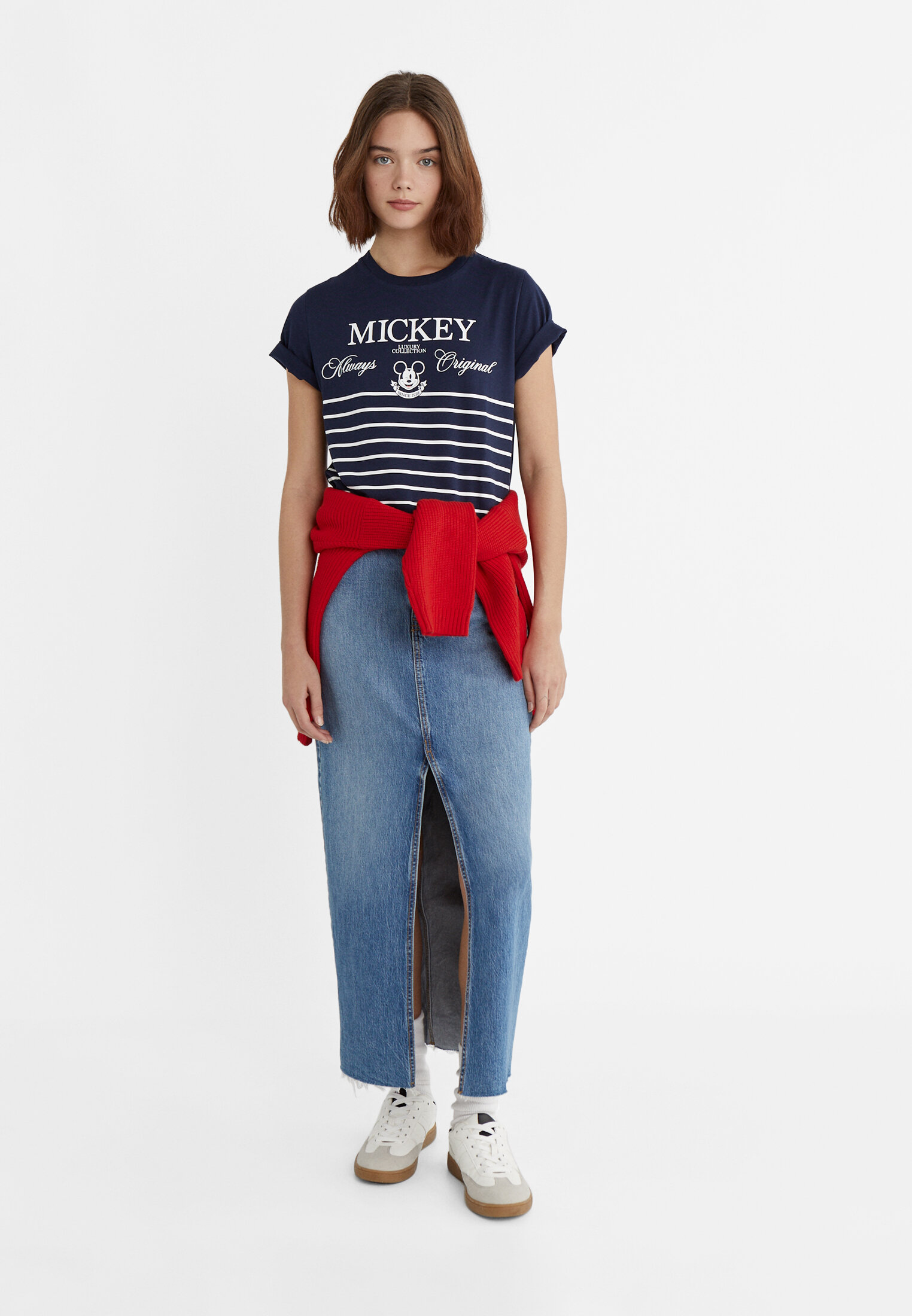 Stradivarius hot sale striped jeans