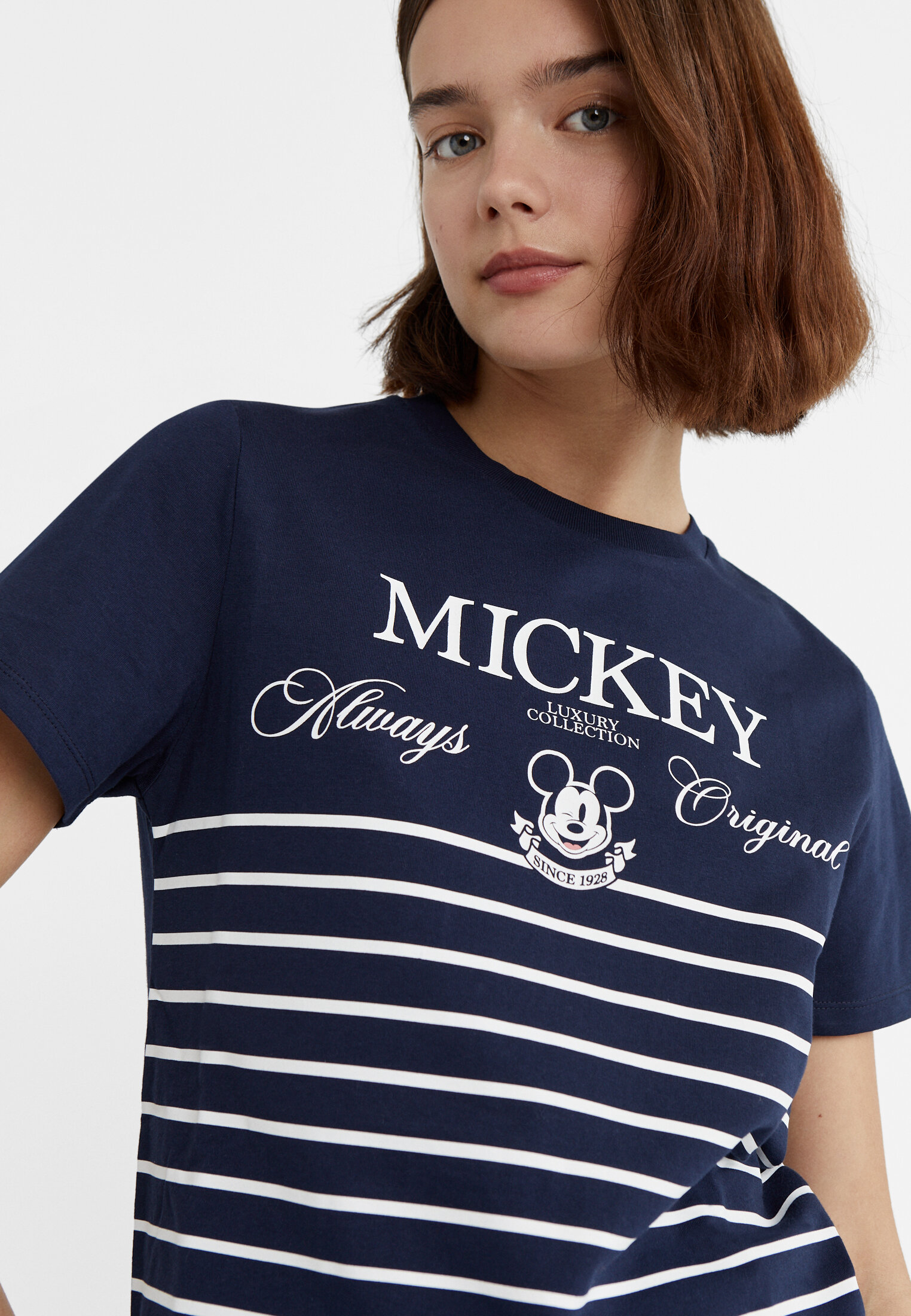 Mickey mouse hotsell striped shirt