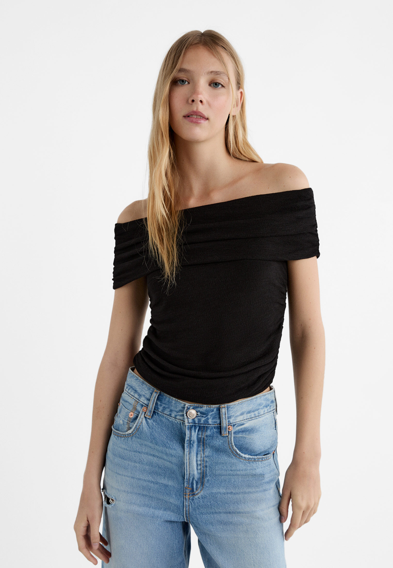 spanish style off the shoulder tops