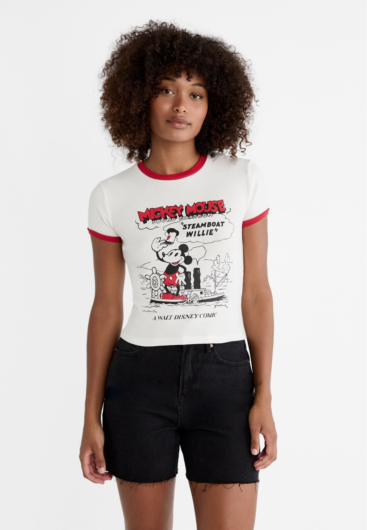 Camiseta estampado Mickey Mouse