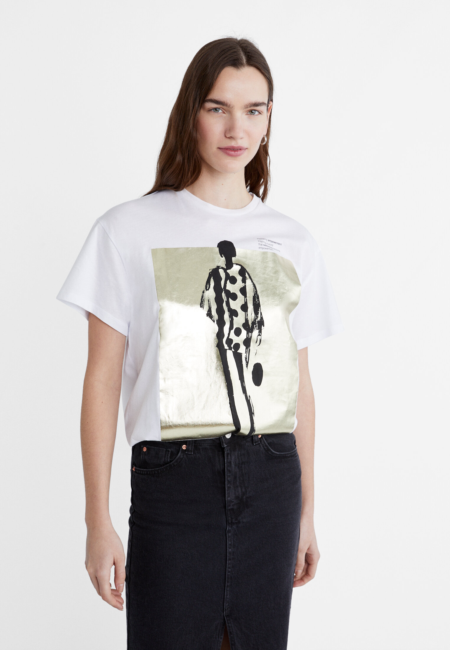 Oversized white 2024 tee shirt