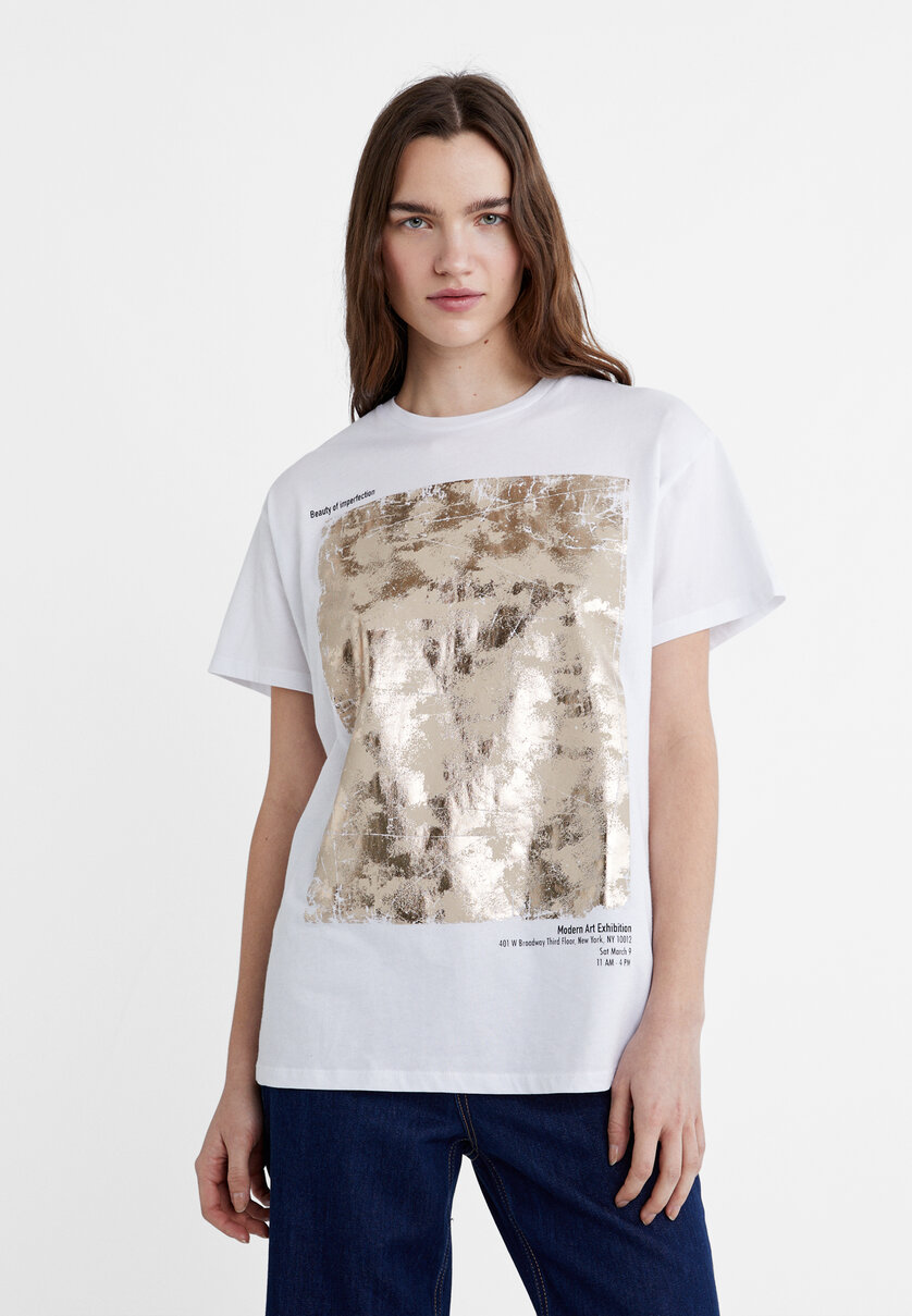 Playeras stradivarius online mujer