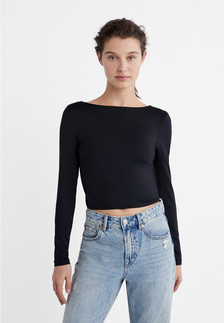 Getting Back To Square One cropped T-shirt