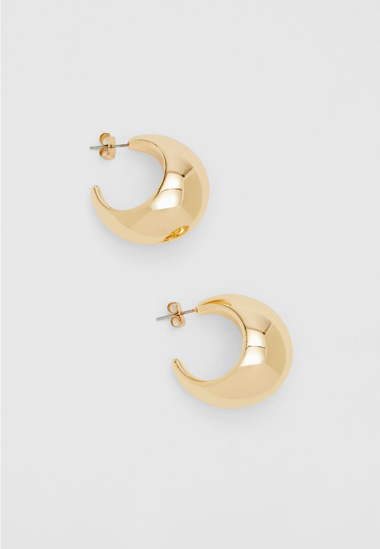 

Stradivarius Ovale Creolen Goldfarben OS