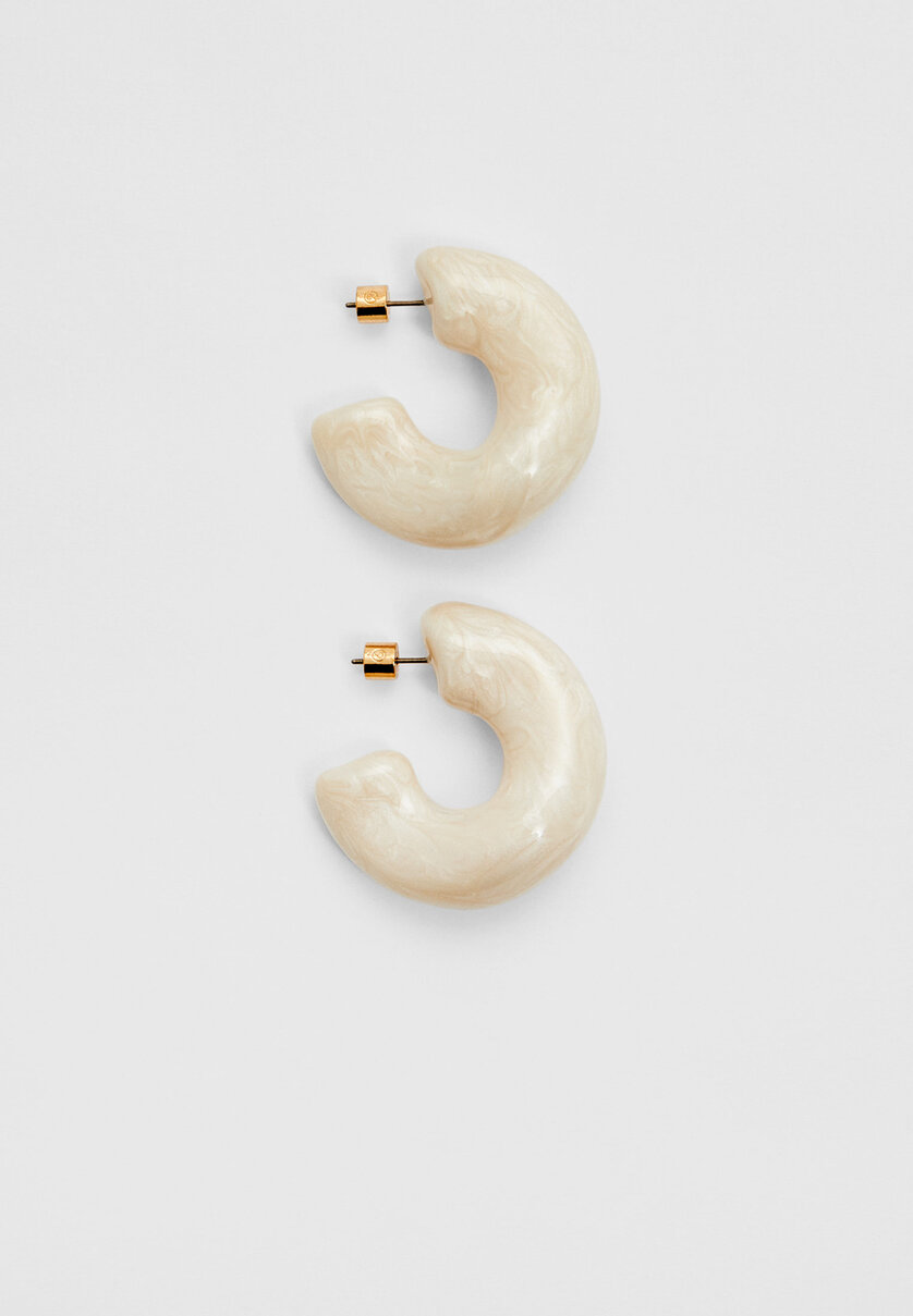 Boucles d’oreilles anneaux larges