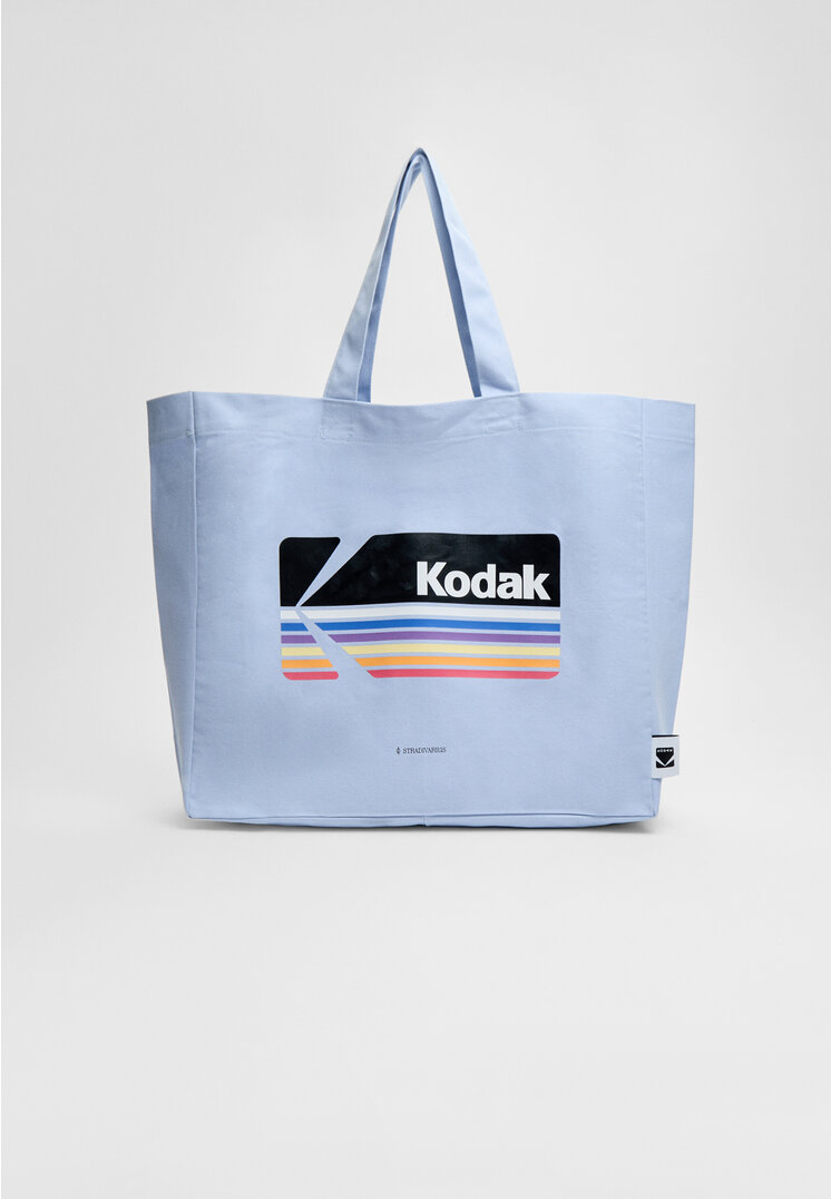 

Stradivarius Stofftasche Kodak Himmelblau OS