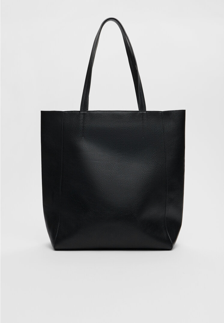 Stradivarius Basic-Shopper Schwarz OS