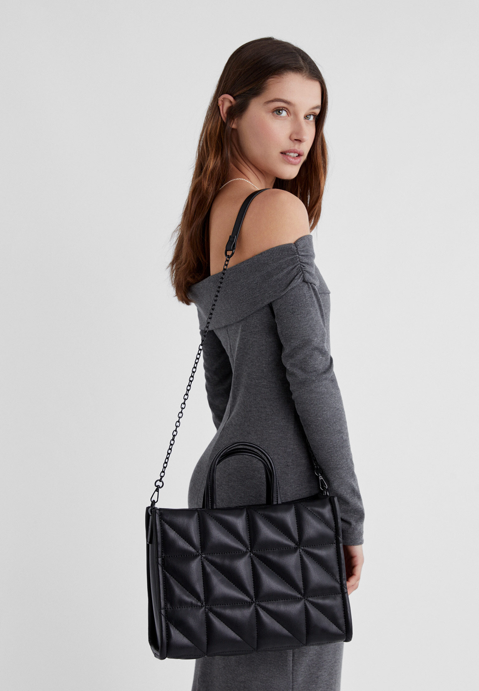 Sac cabas stradivarius sale