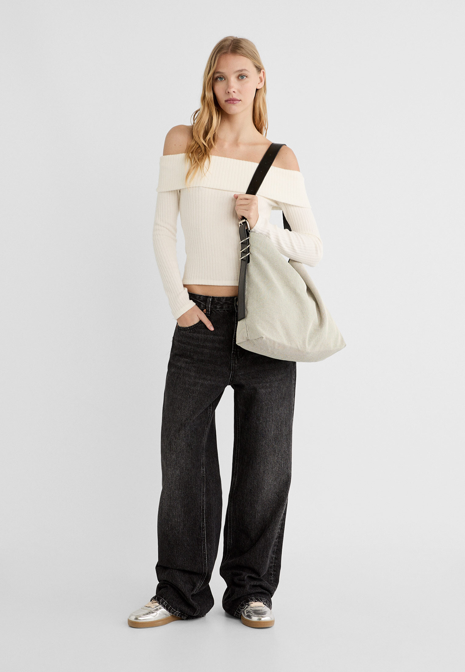 Fabric bucket online bag