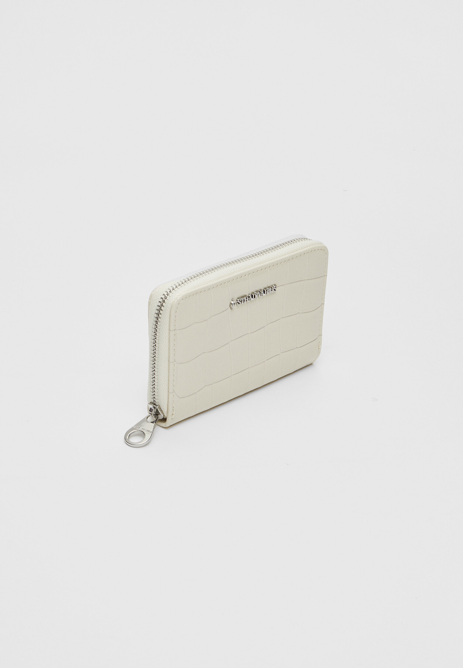 White croc outlet purse