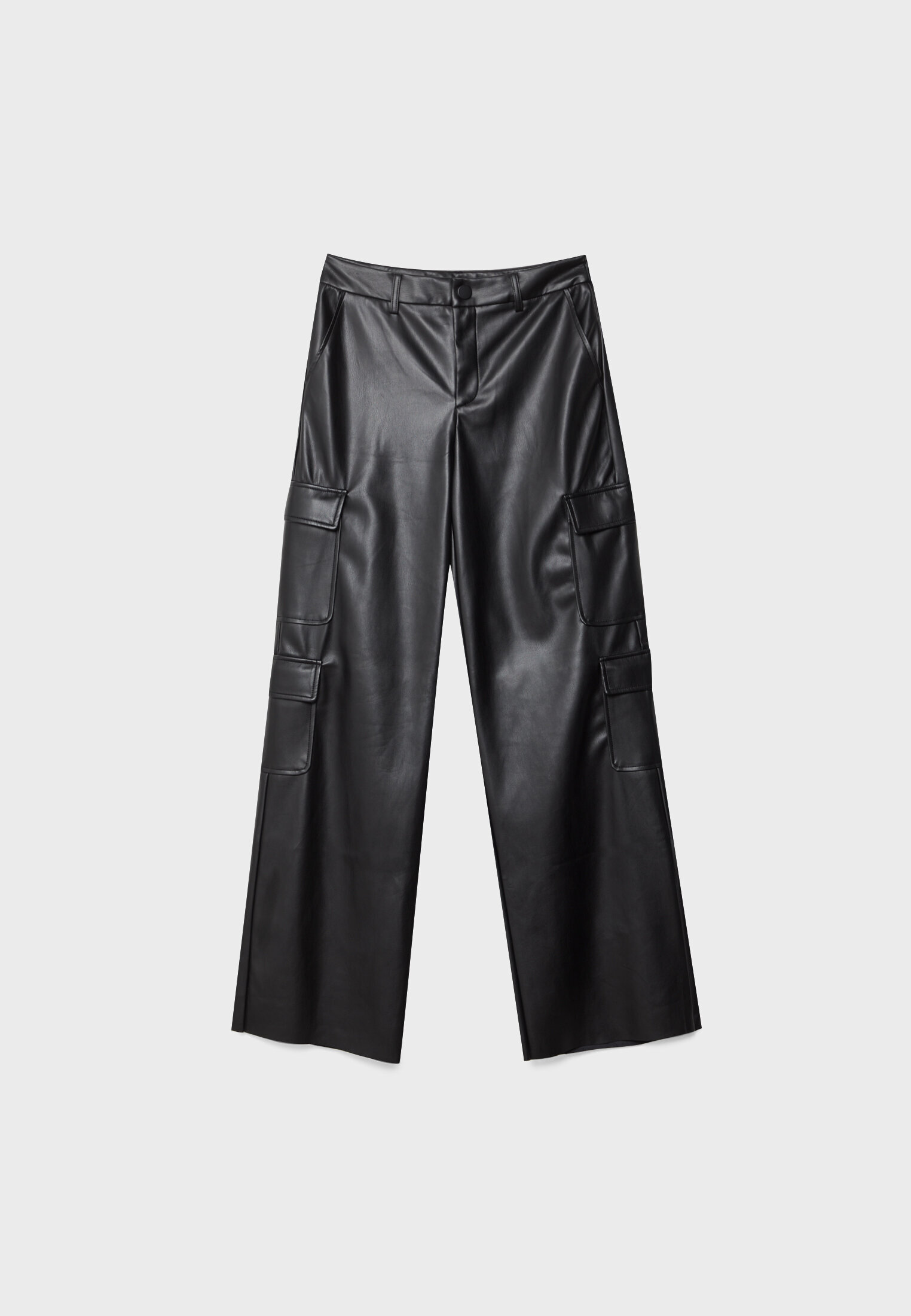 Pantalon de cuero outlet stradivarius