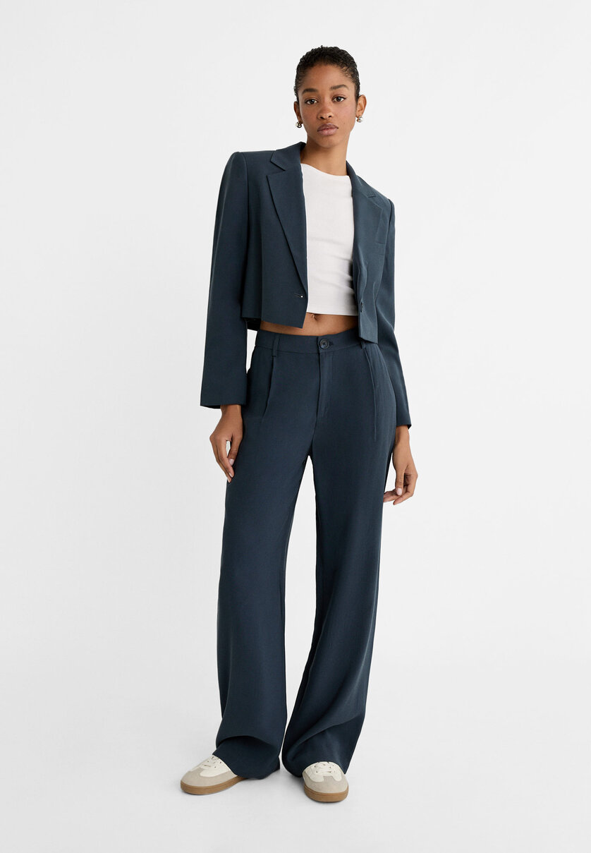 Straight Leg Trousers, Formal Trousers