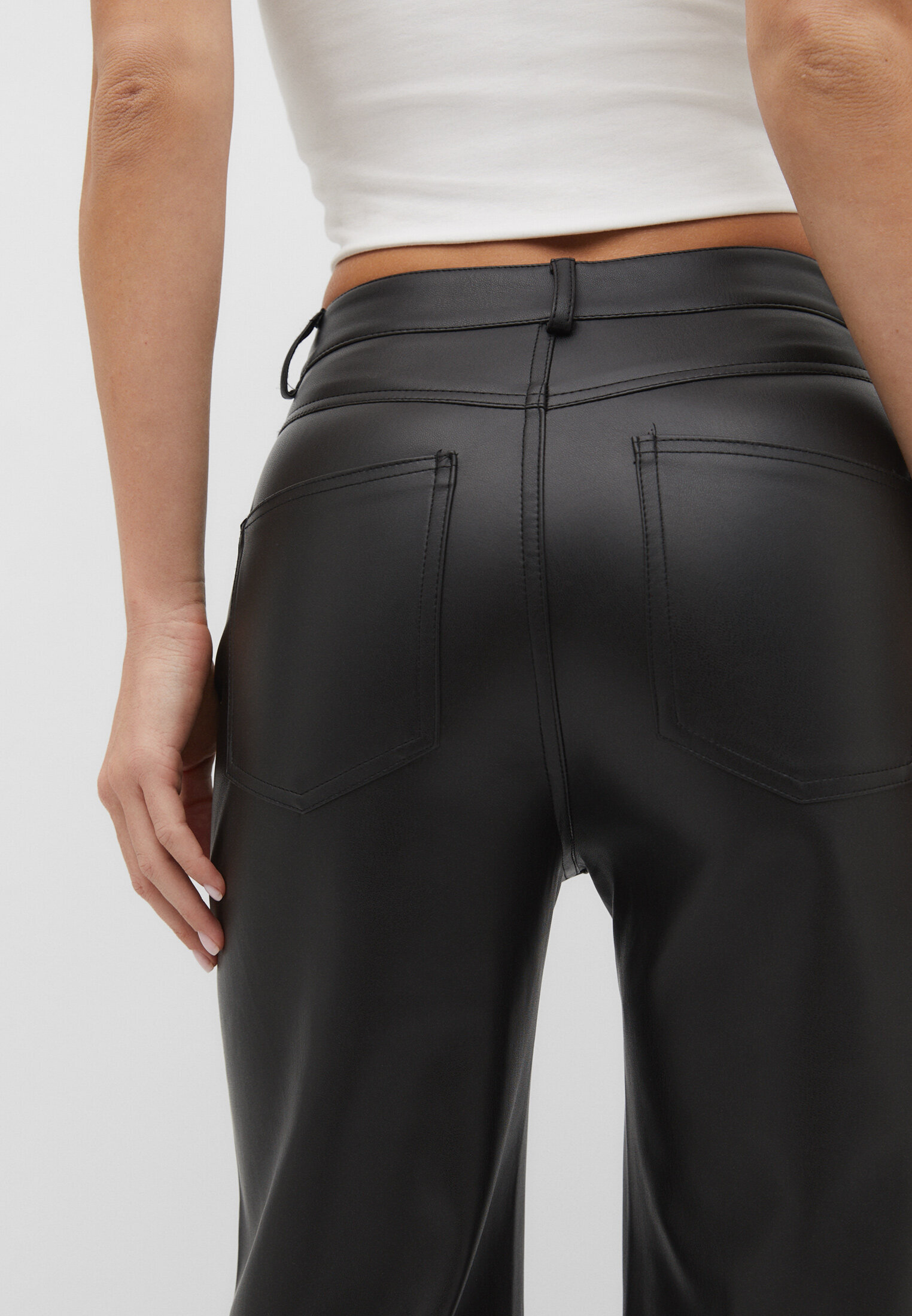 Leather trouser online women