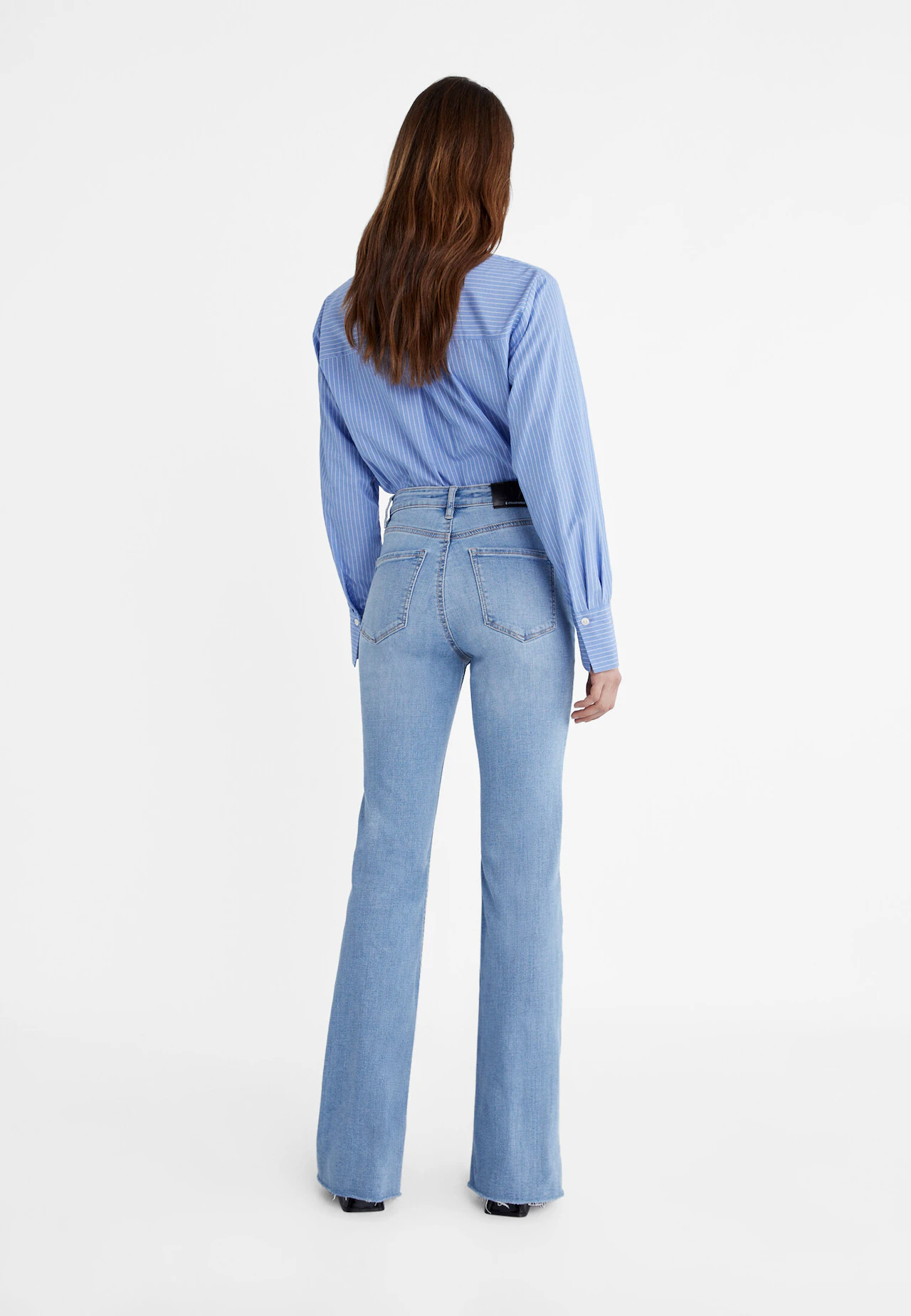 Jeans-Schlaghose im Slim-Fit - Mode für Damen