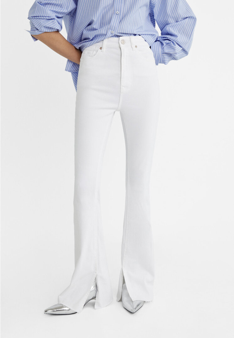 Stradivarius D74 Flare slit White 12