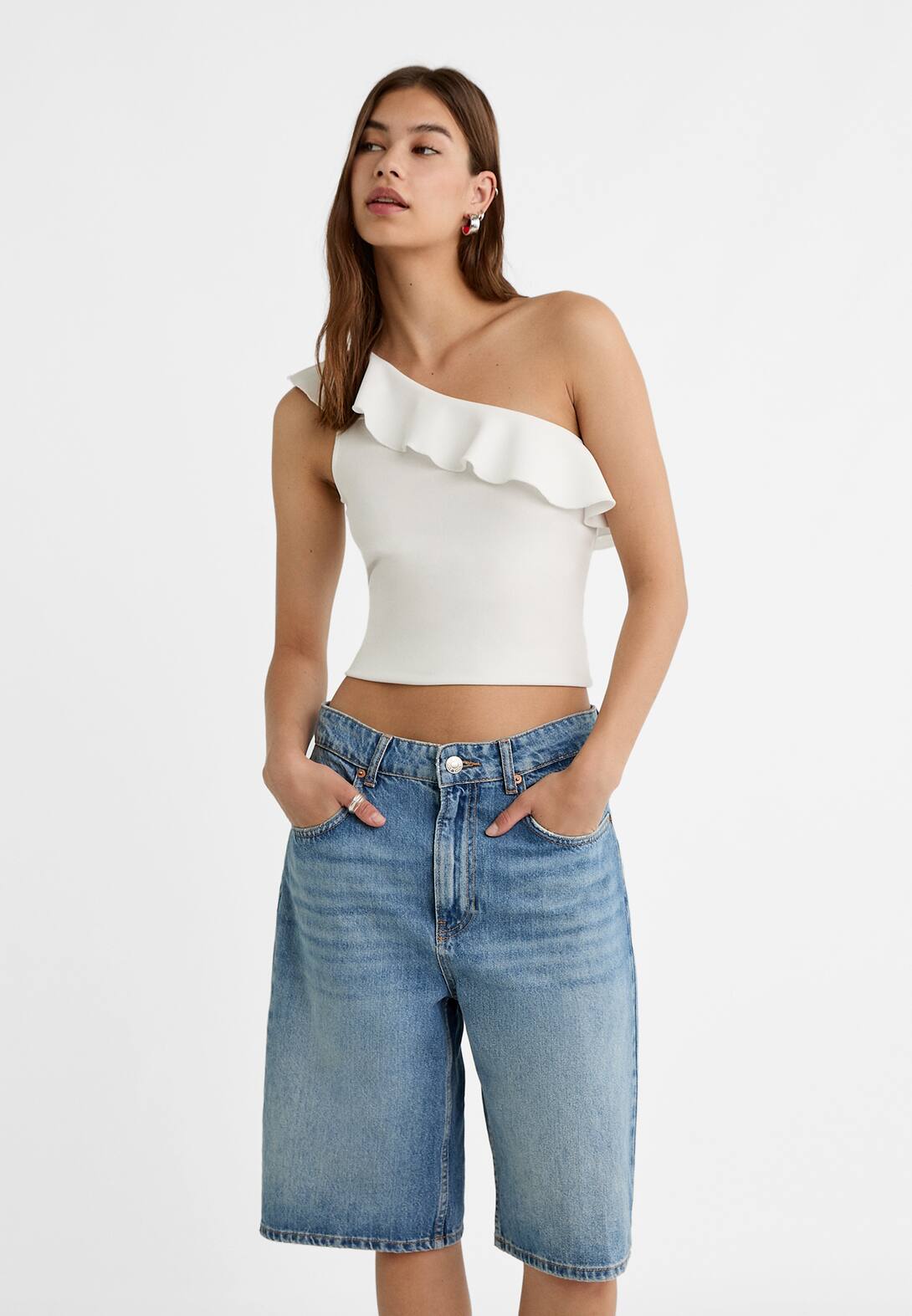 D95 Jort bermuda denim