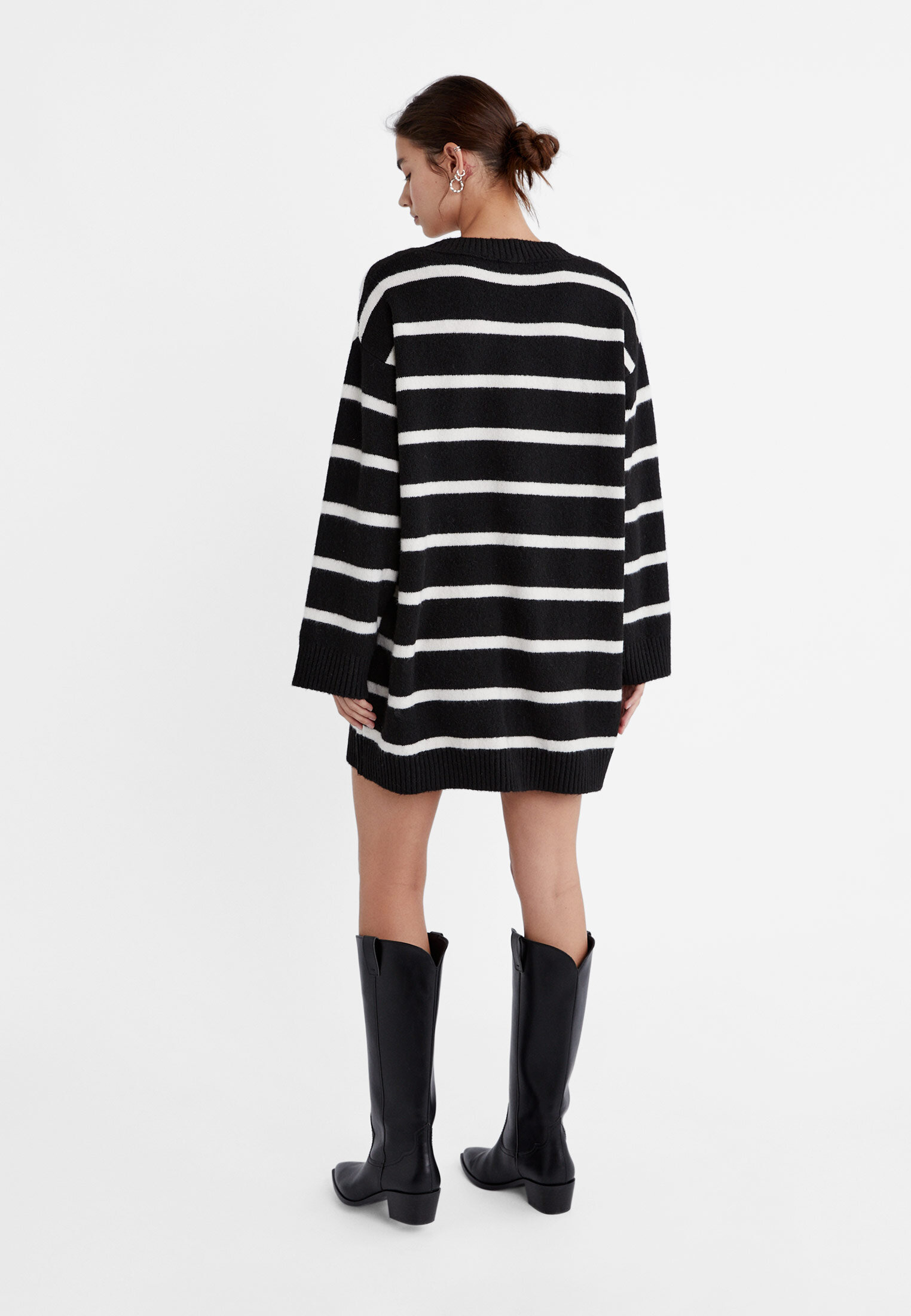 Oversized tricot online jurk