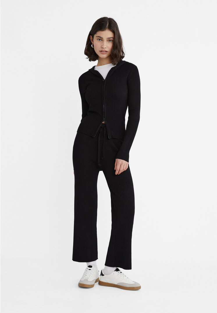

Stradivarius Strick-Culotte Schwarz XS