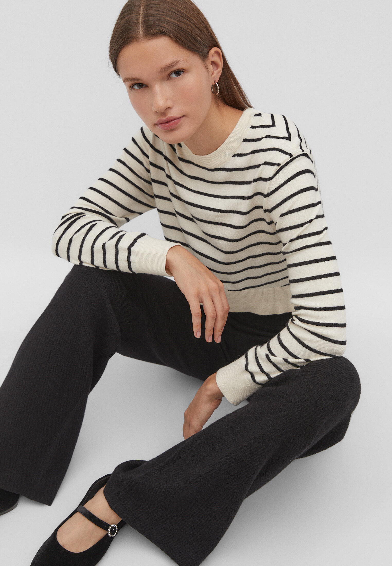 Stradivarius striped store trousers