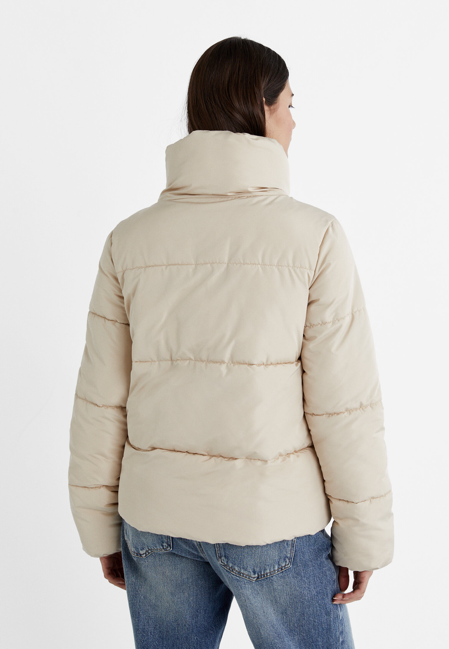 High neck puffer jacket - Women's fashion | Stradivarius United States