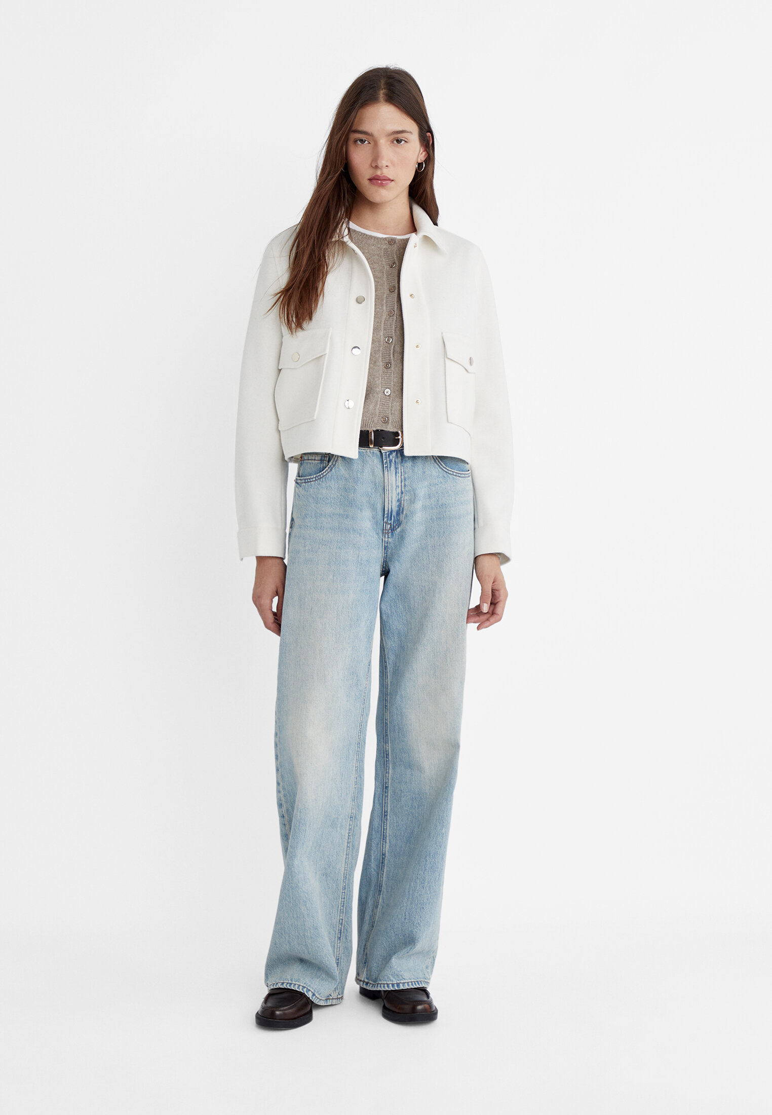 Soft short jacket - Women's fashion | Stradivarius United States