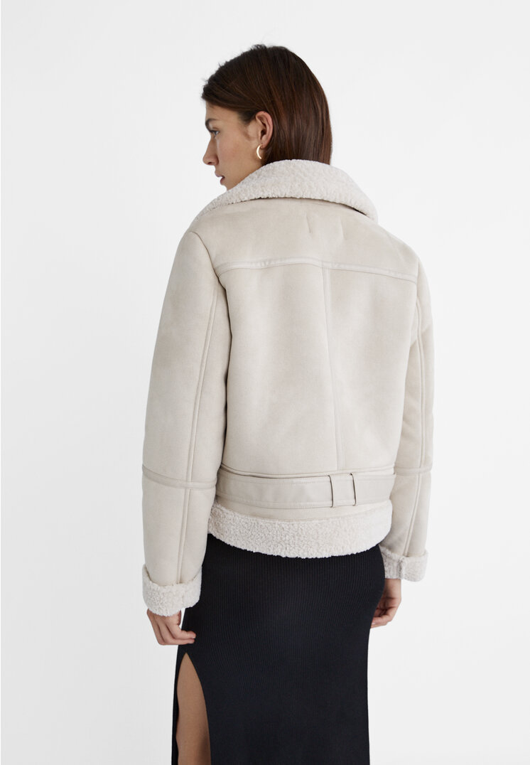 Stradivarius shop suede jacket