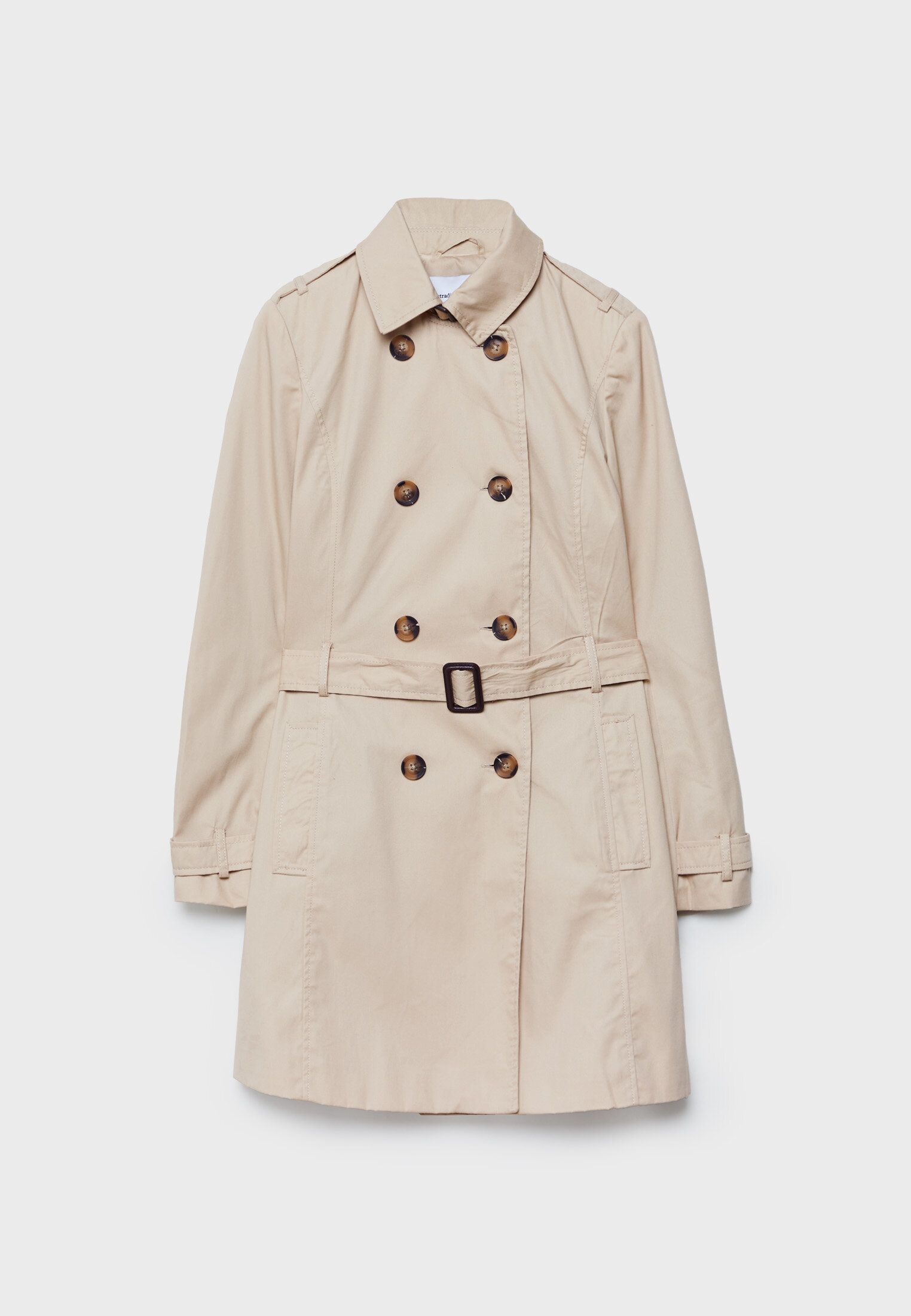 Stradivarius discount trench beige