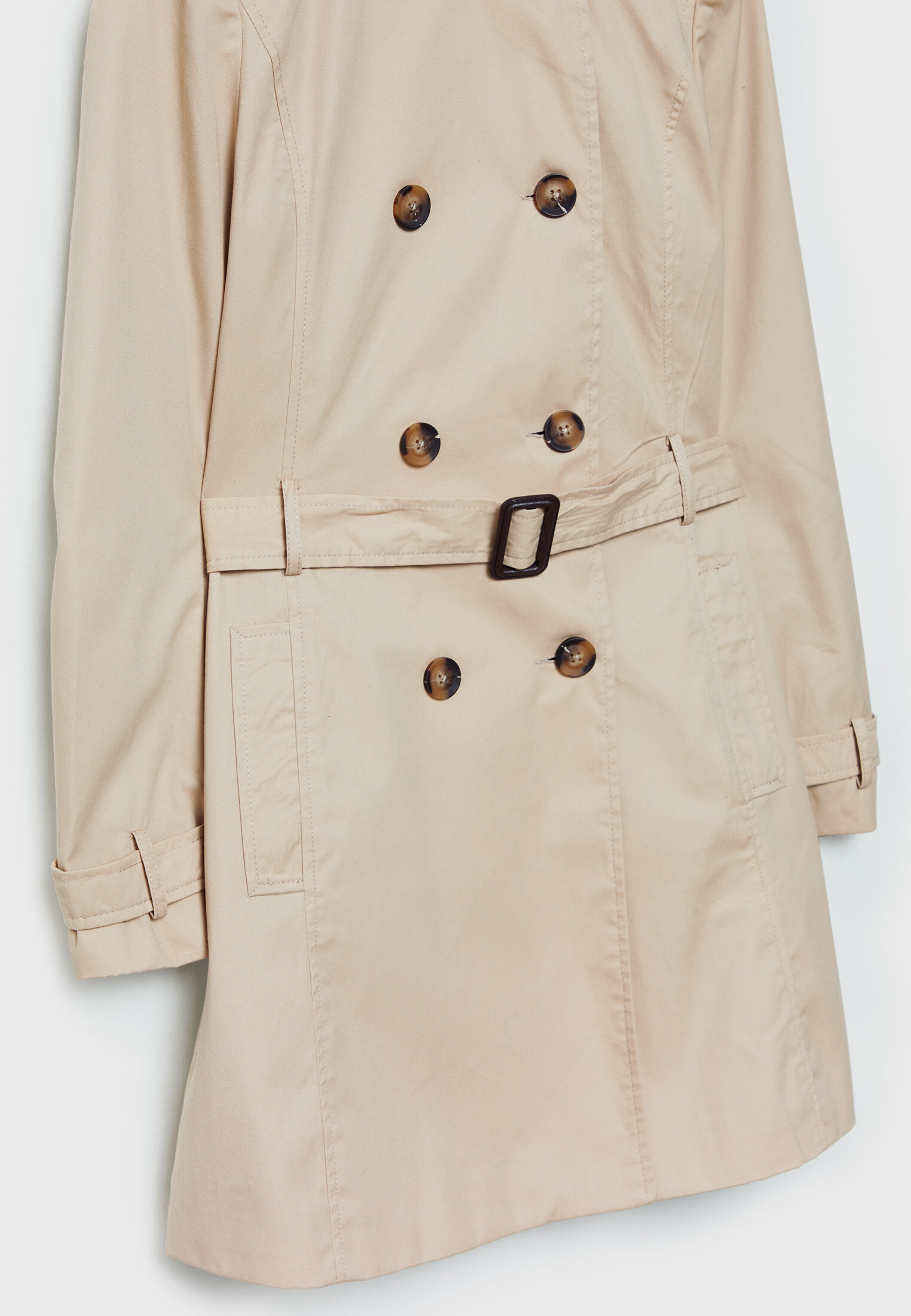 Stradivarius lapel collar outlet trench coat