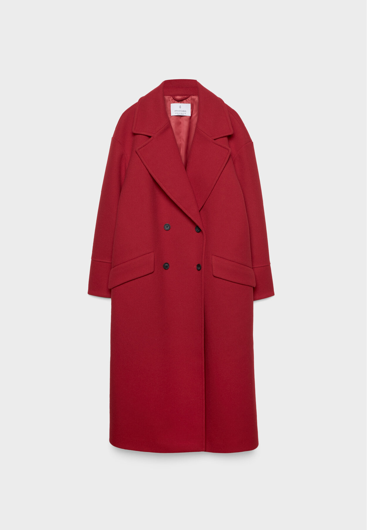 Stradivarius red clearance coat