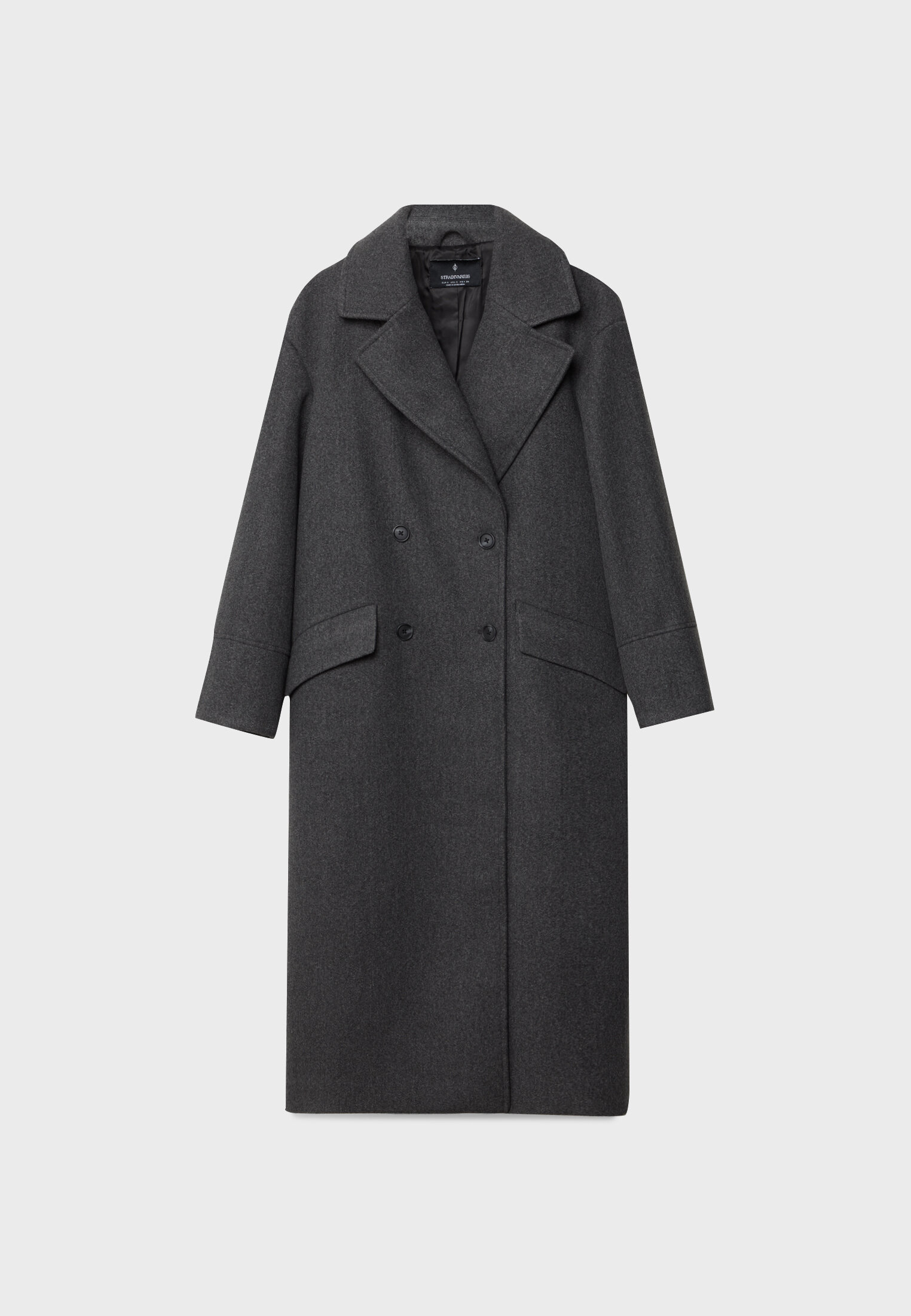 Stradivarius shop grey coat