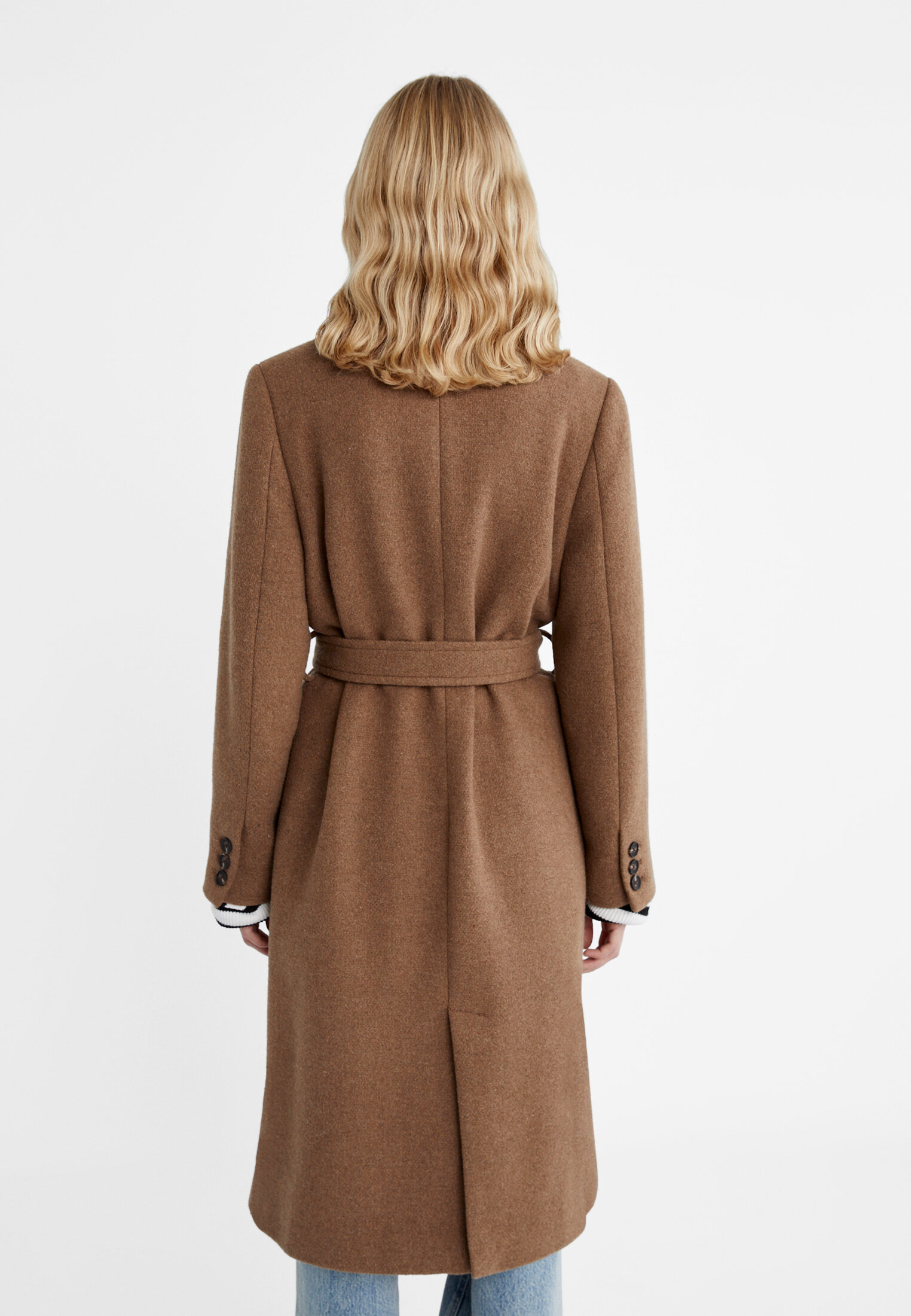 Camel shop coat stradivarius