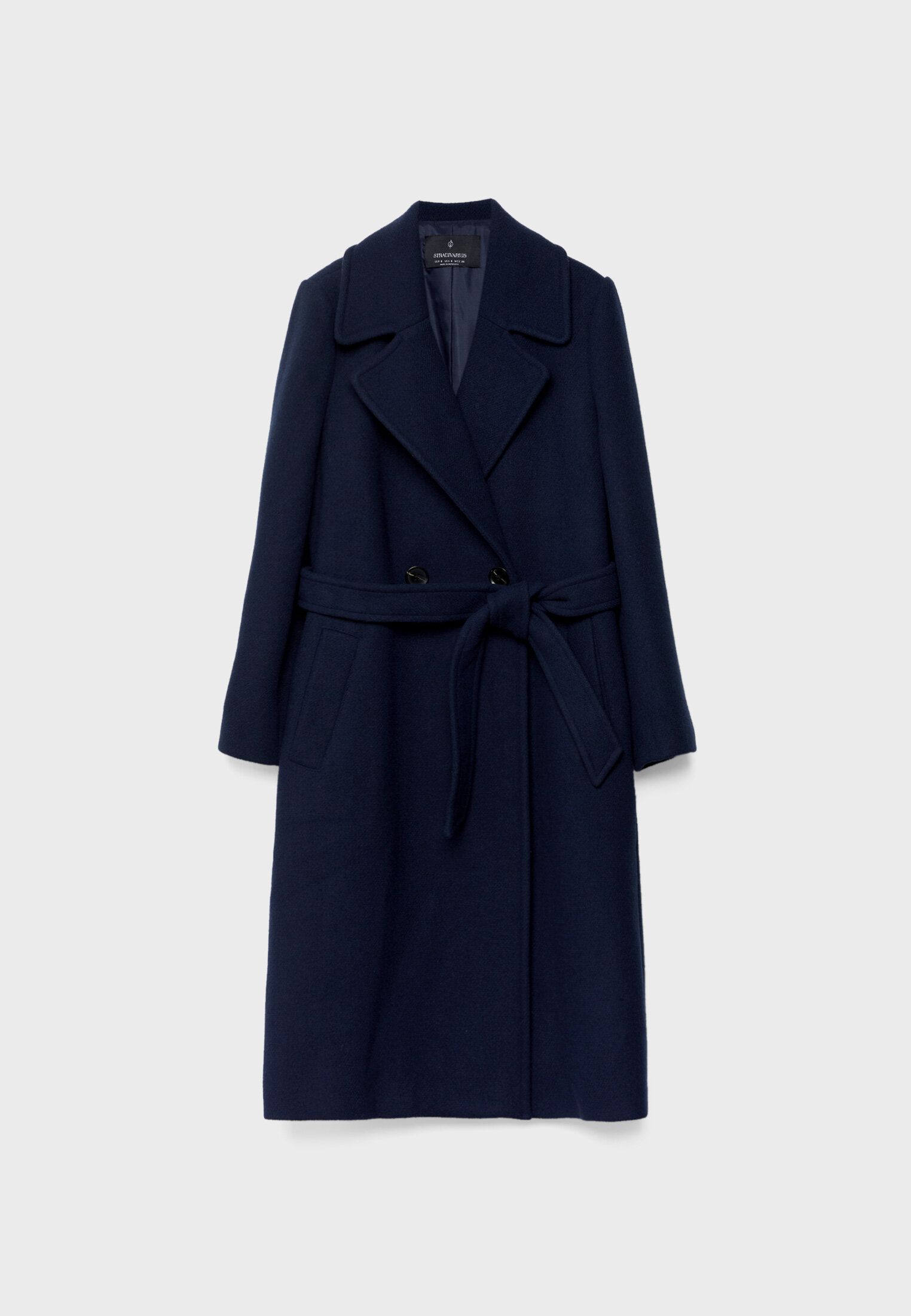 Manteau bleu stradivarius new arrivals