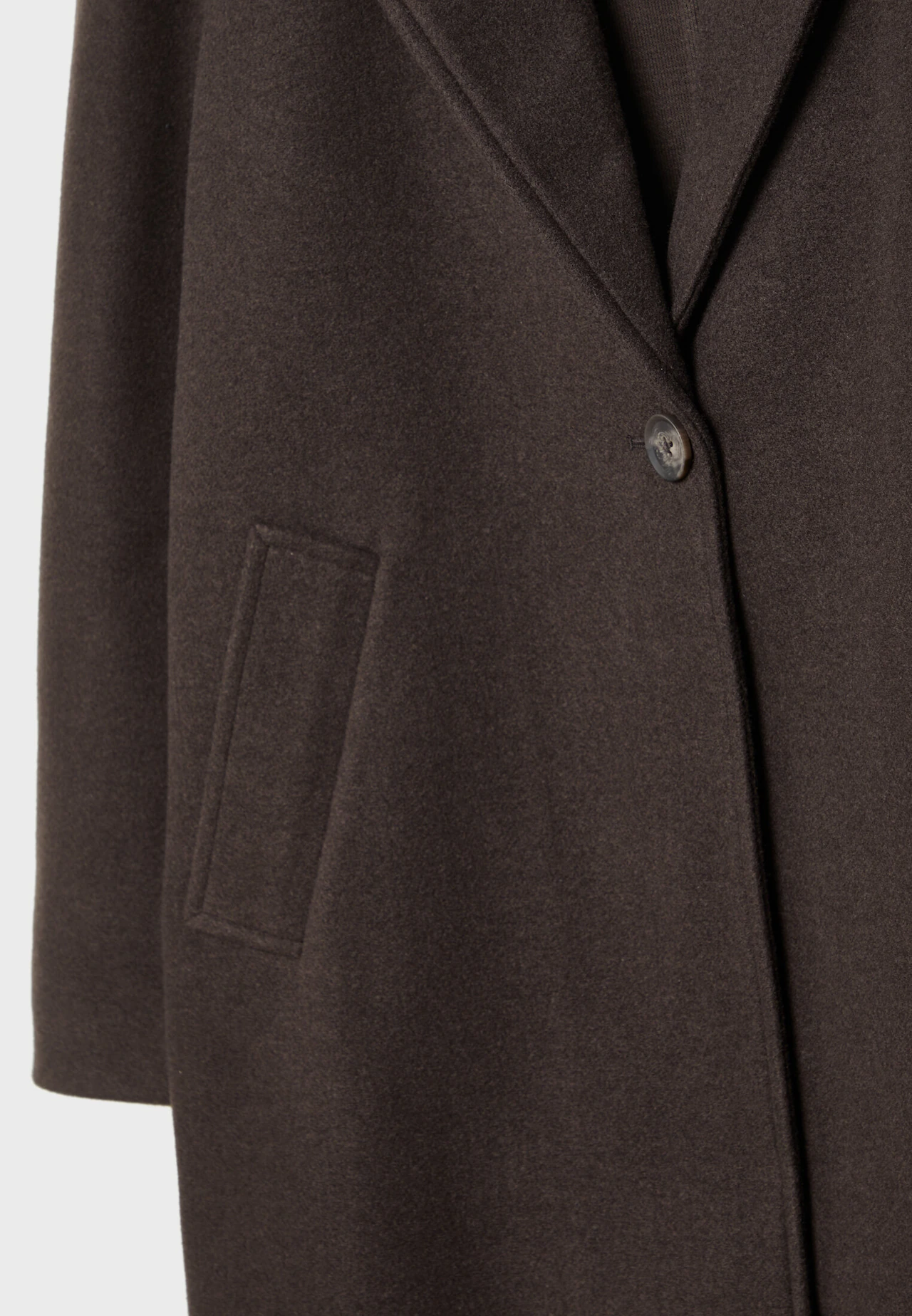 stradivarius Manteau en tricot avec tissu brossé
