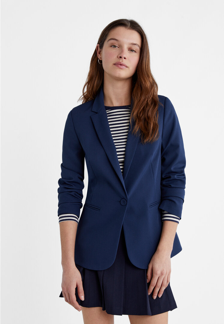 double faced biker jacket stradivarius