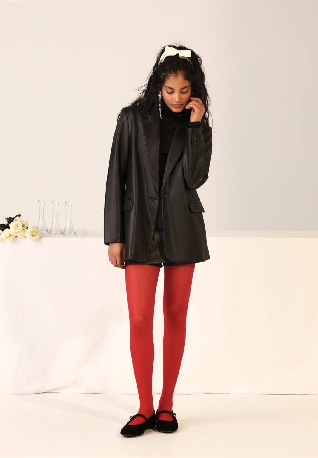 Suni deri regular fit blazer