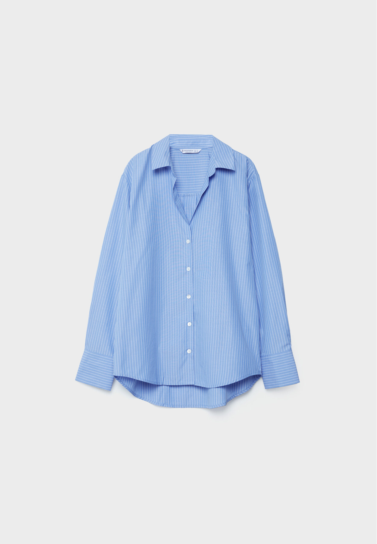 Camisa sin best sale manga mujer stradivarius