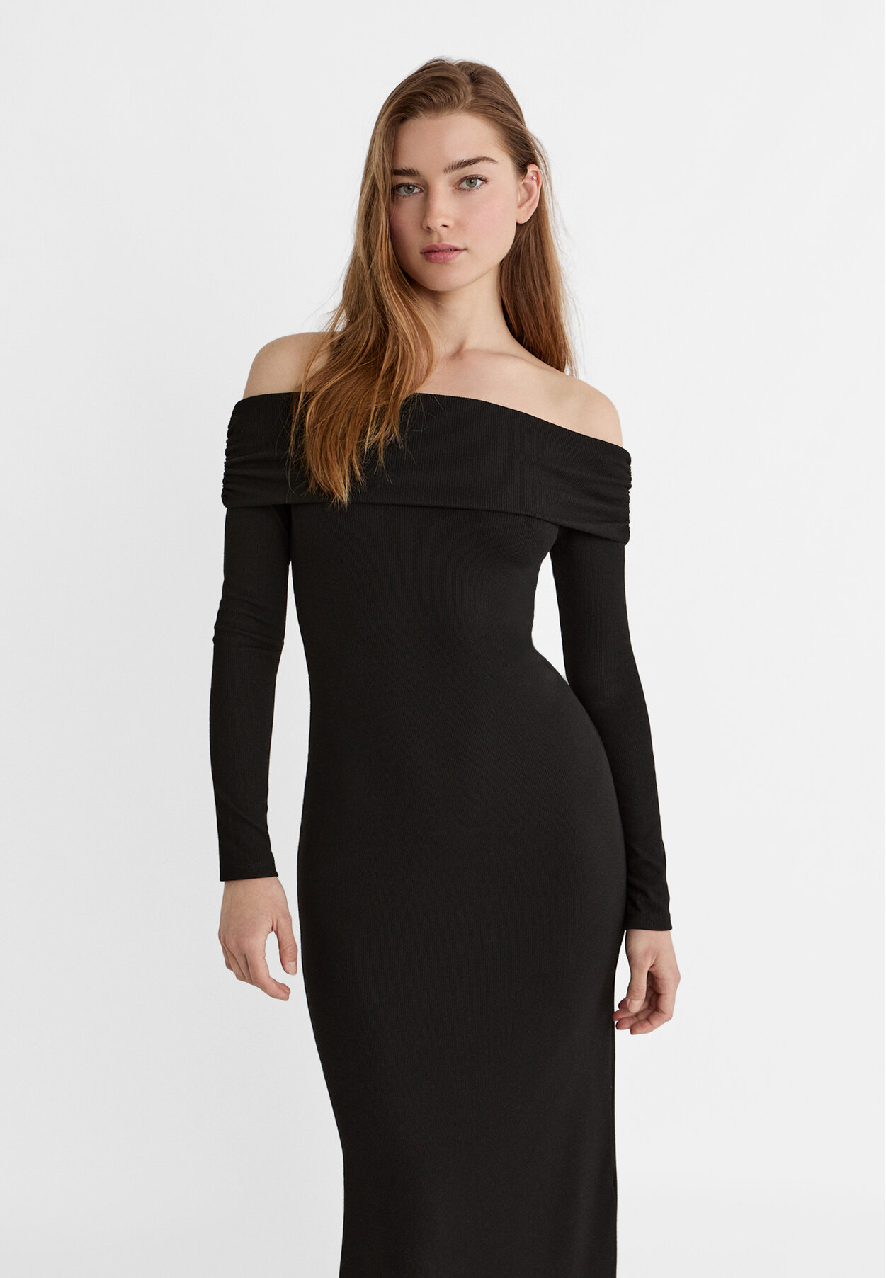 Vestidos midi de mujer Stradivarius Espa a