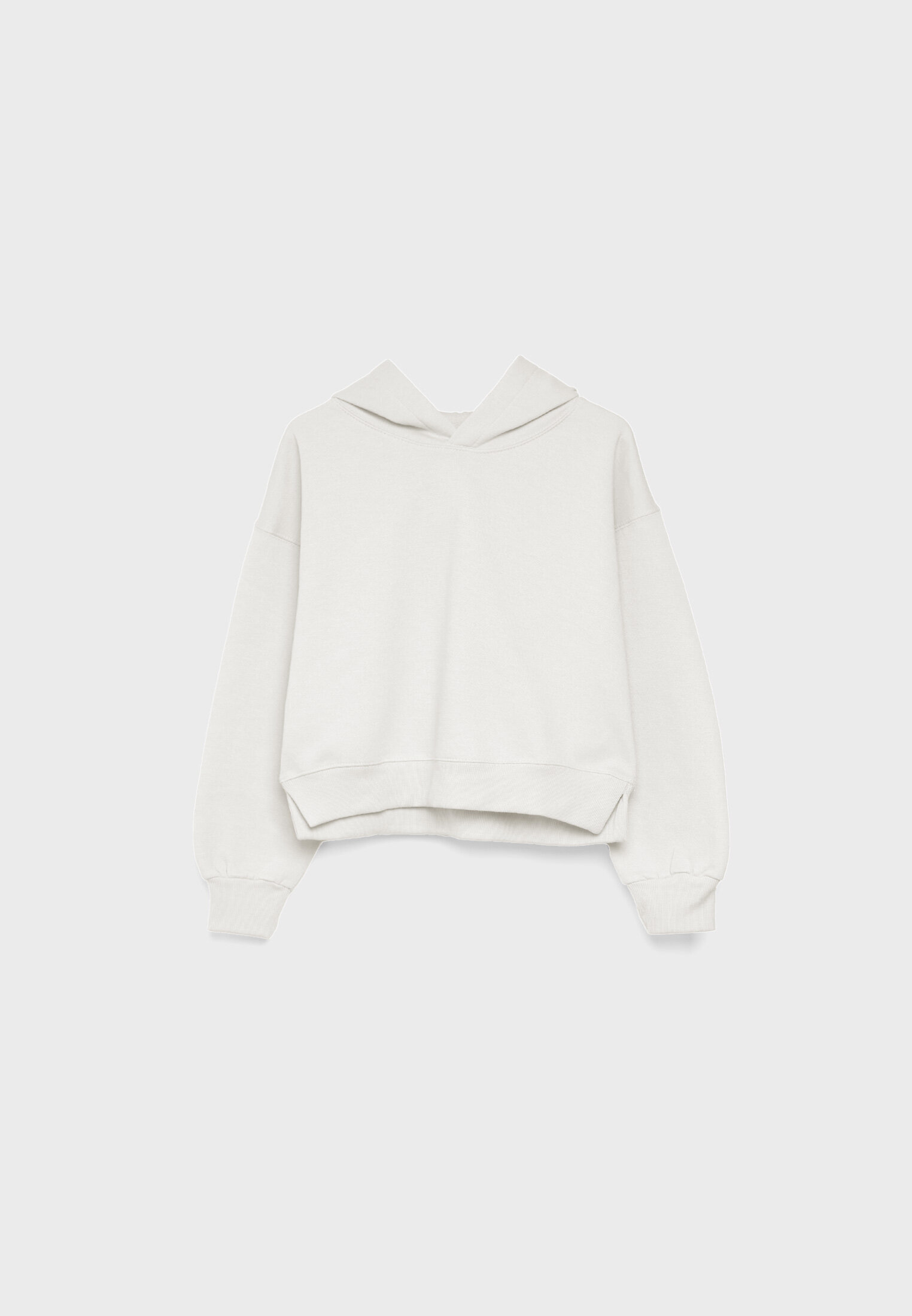 Oversized hoodie outlet cropped