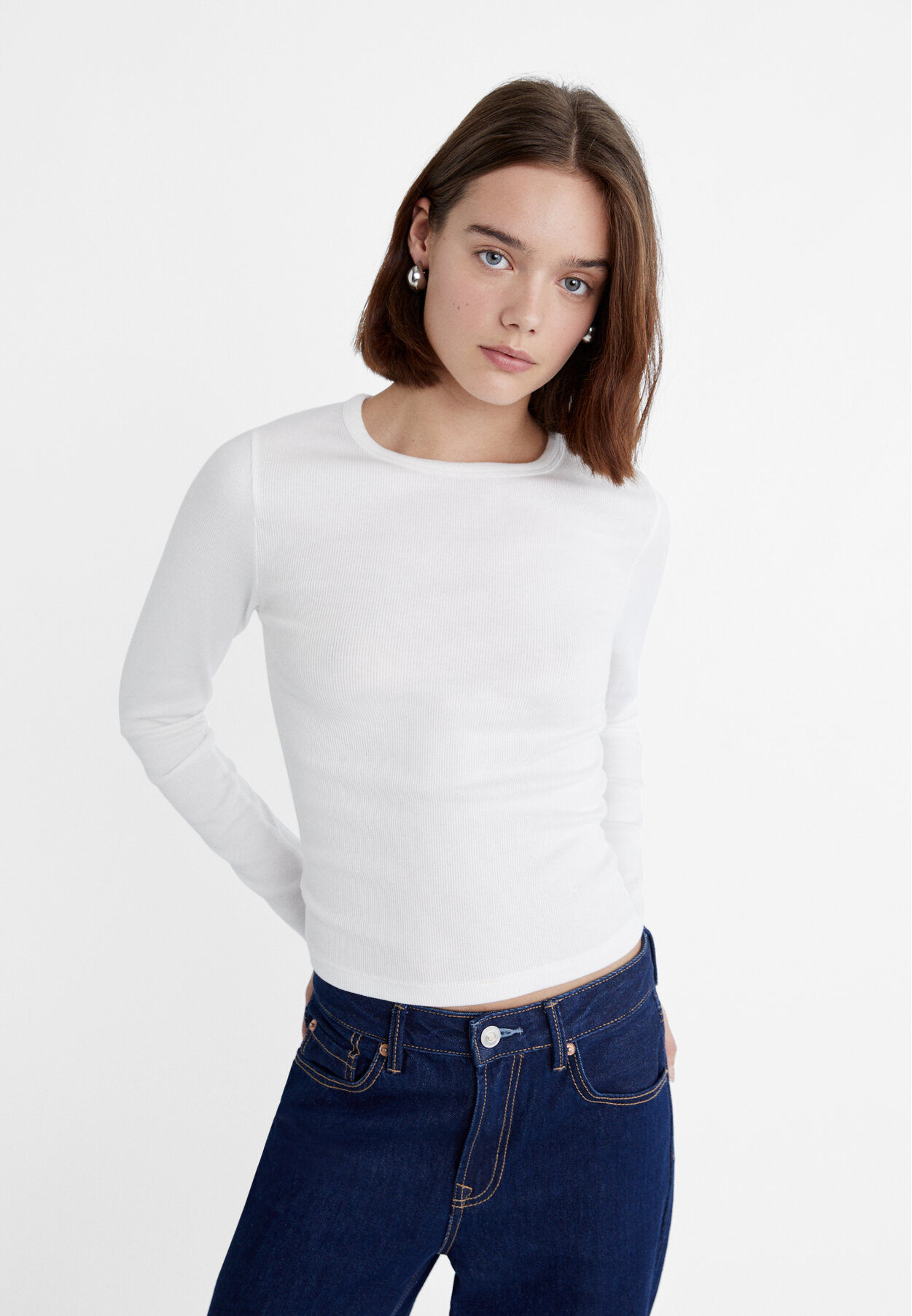 Camisetas basicas stradivarius mujer new arrivals