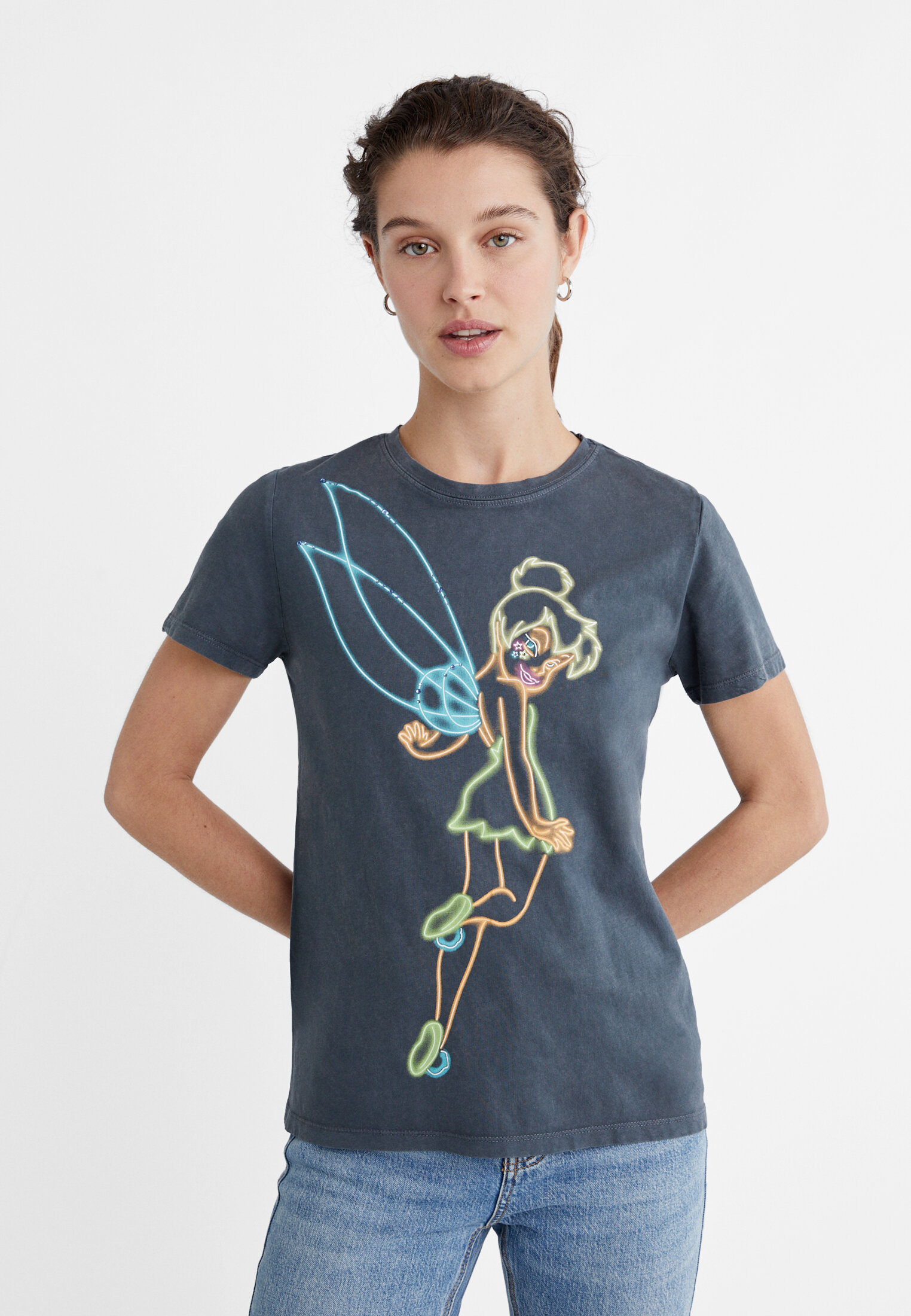 Tinker Bell T shirt Women s fashion Stradivarius United Arab