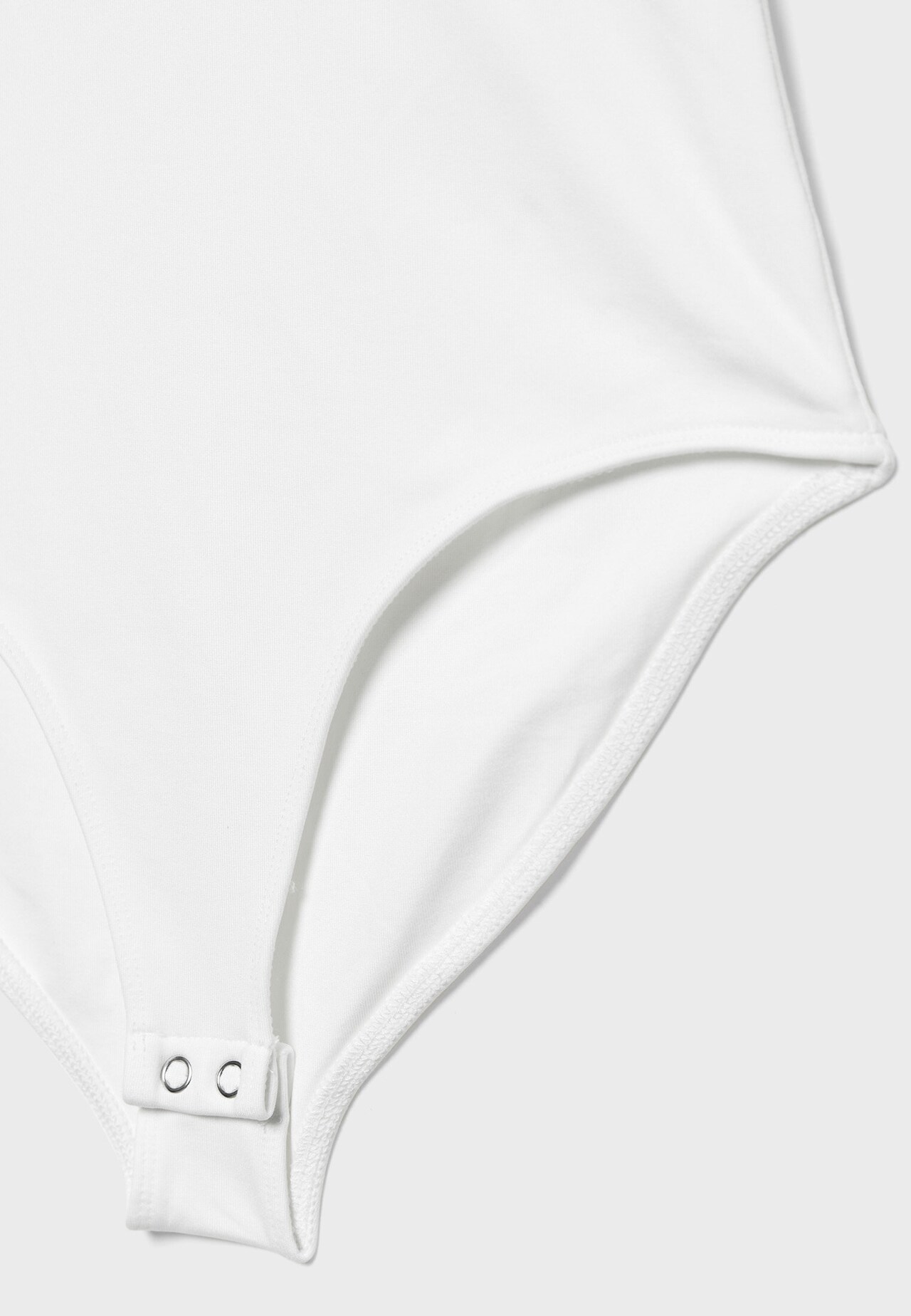 Stradivarius seamless rib bodysuit in washed Cinza