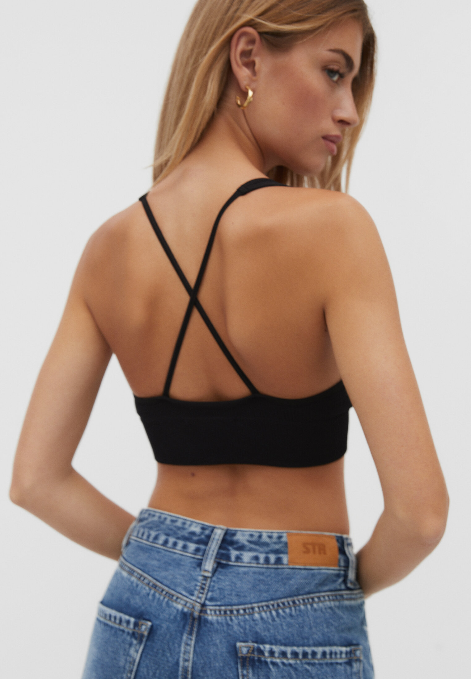 Cross bralette sales top