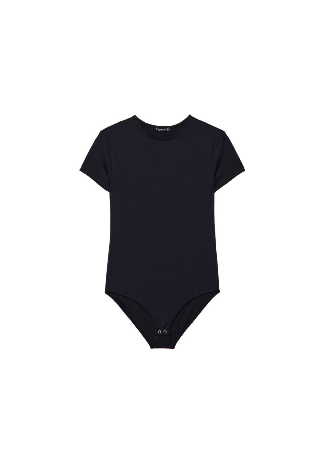 Short sleeve polyamide bodysuit